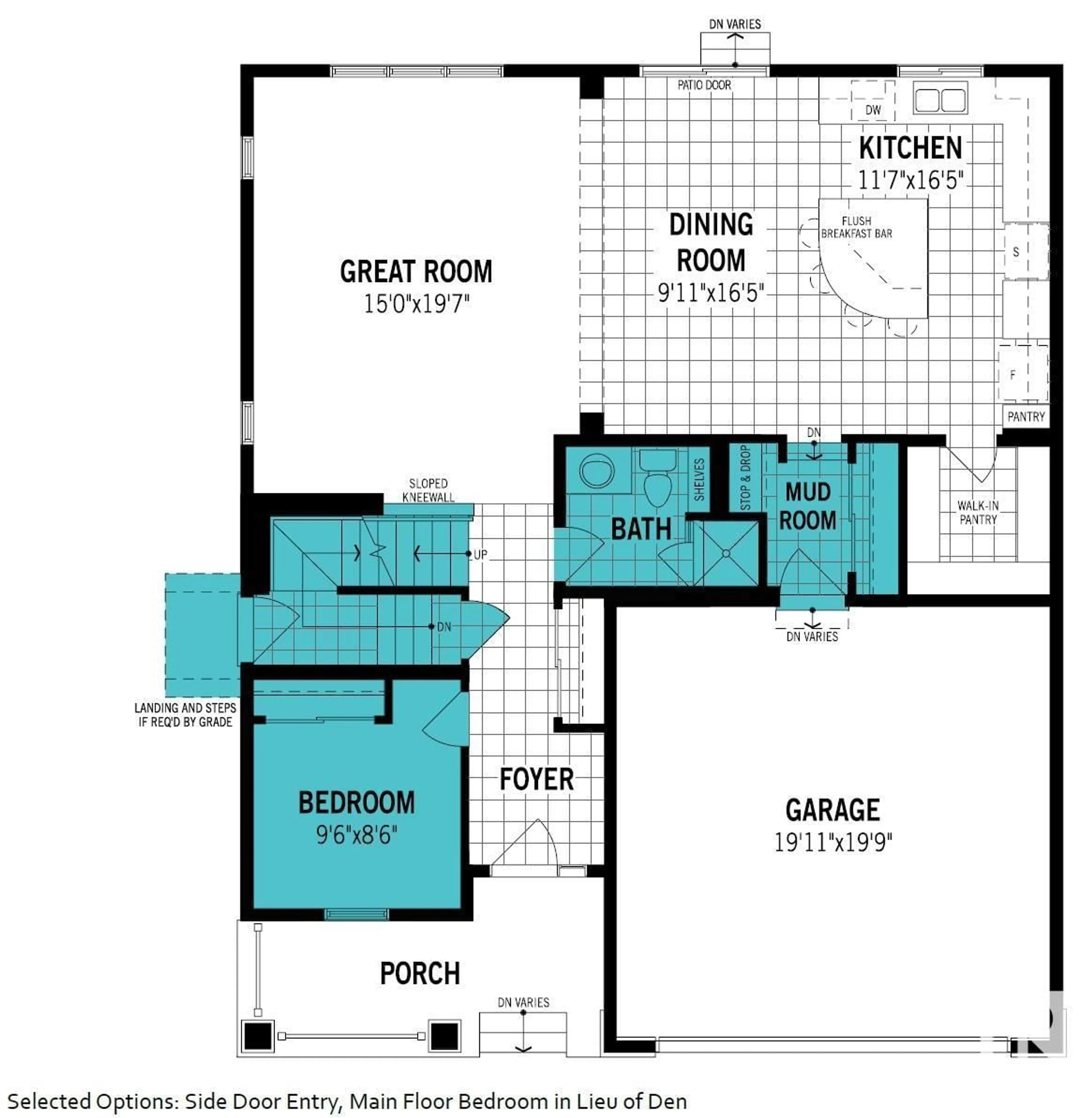 Floor plan for NW - 2039 209 ST, Edmonton Alberta T6M2X6