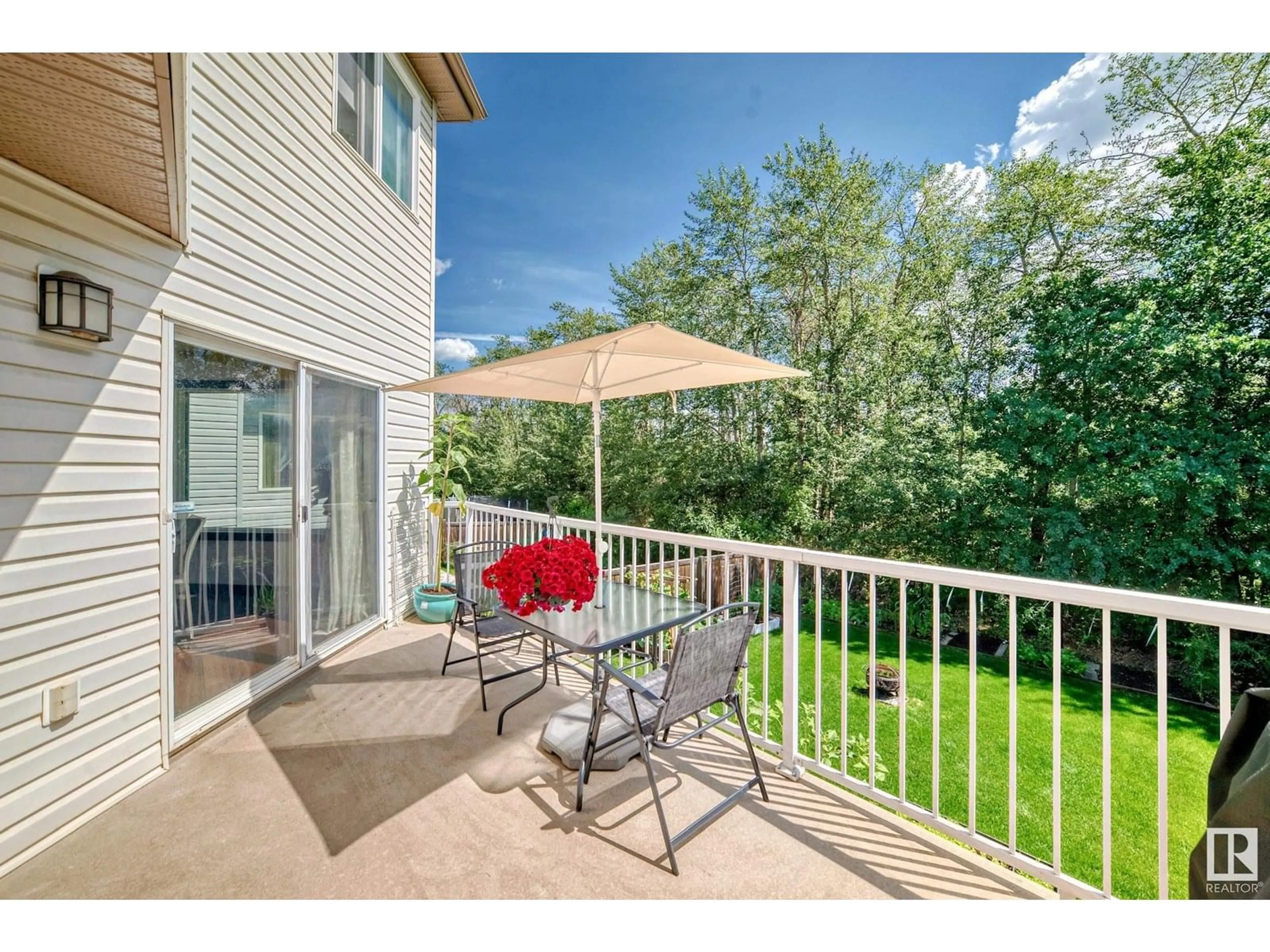 Patio, water/lake/river/ocean view for 9107 205 ST NW, Edmonton Alberta T5T0X1