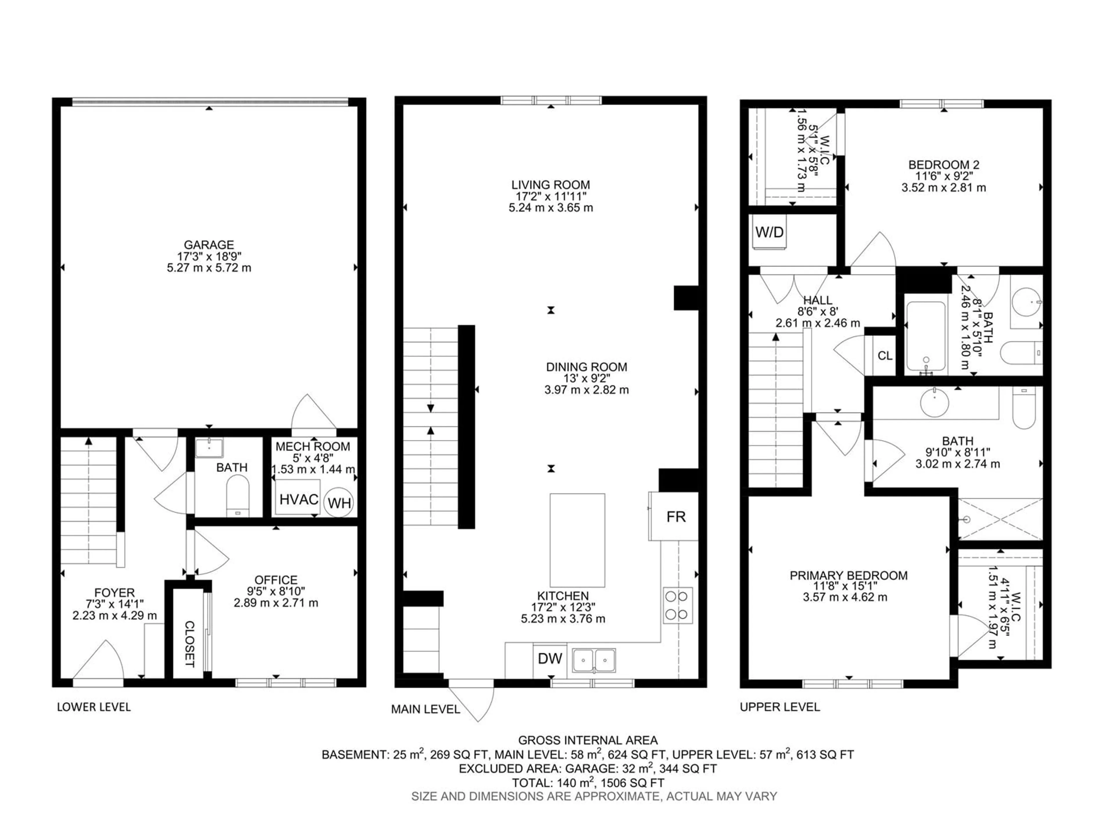 Floor plan for 26 JENSEN GA, St. Albert Alberta T8N7Y5