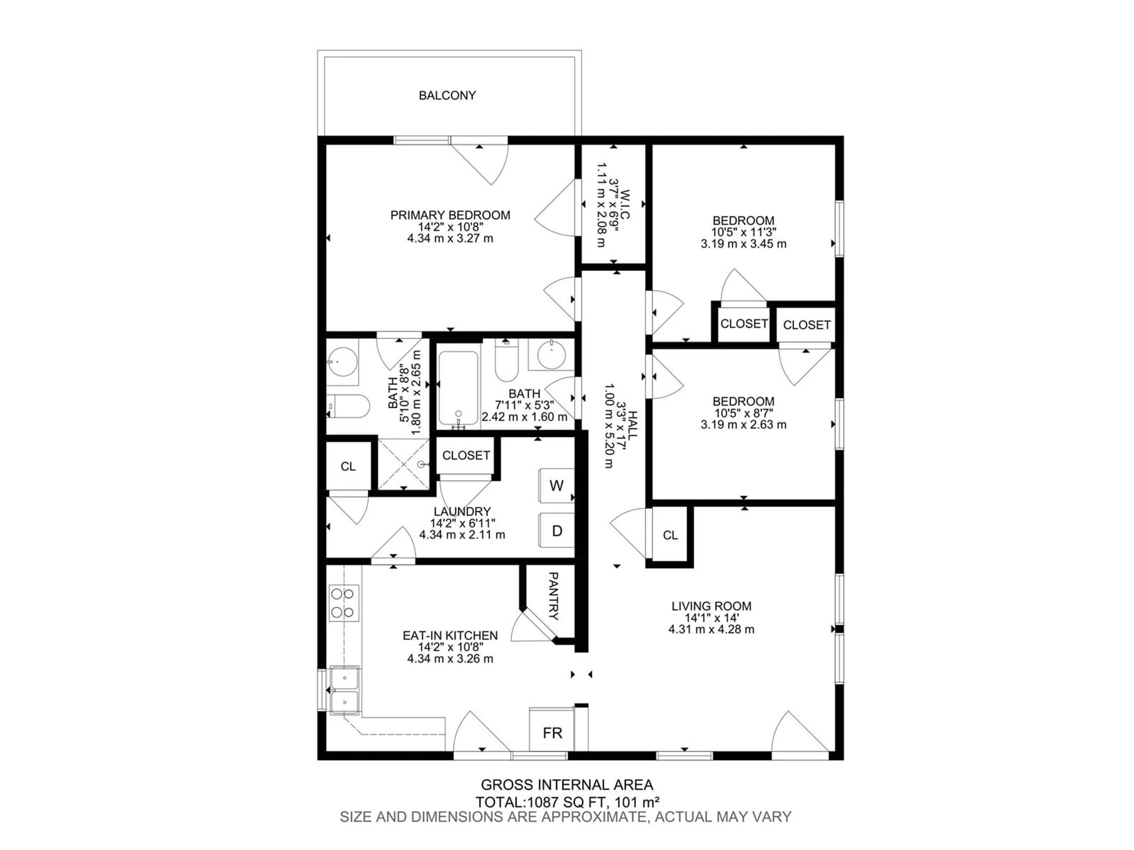Floor plan for 1275 53222 RGE RD RD, Rural Parkland County Alberta T7X4K4