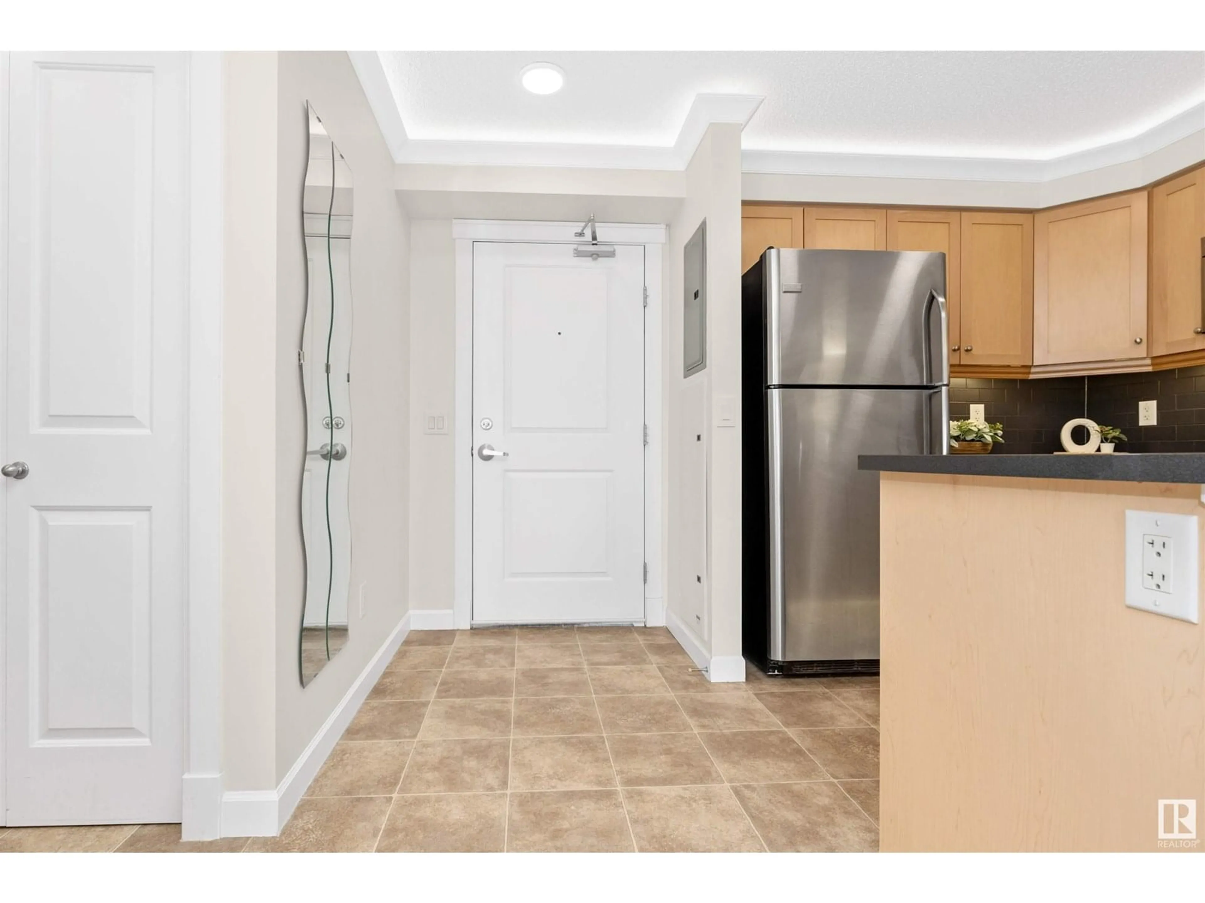 Standard kitchen, ceramic/tile floor for #220 - 3719 WHITELAW LN, Edmonton Alberta T6W2C3