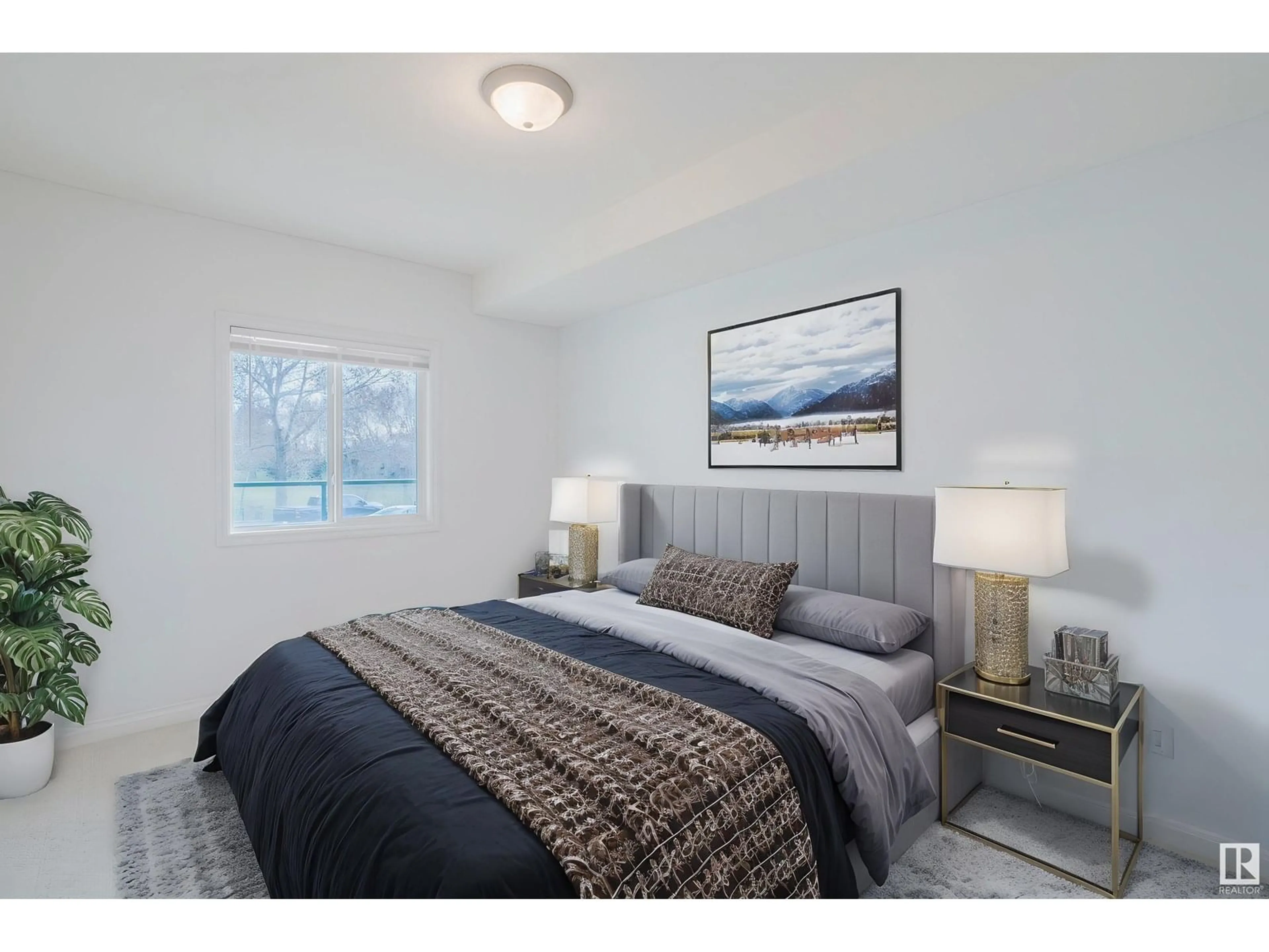 Bedroom with bed, unknown for 101 304 LEWIS ESTATES BV, Edmonton Alberta T5T6Y7