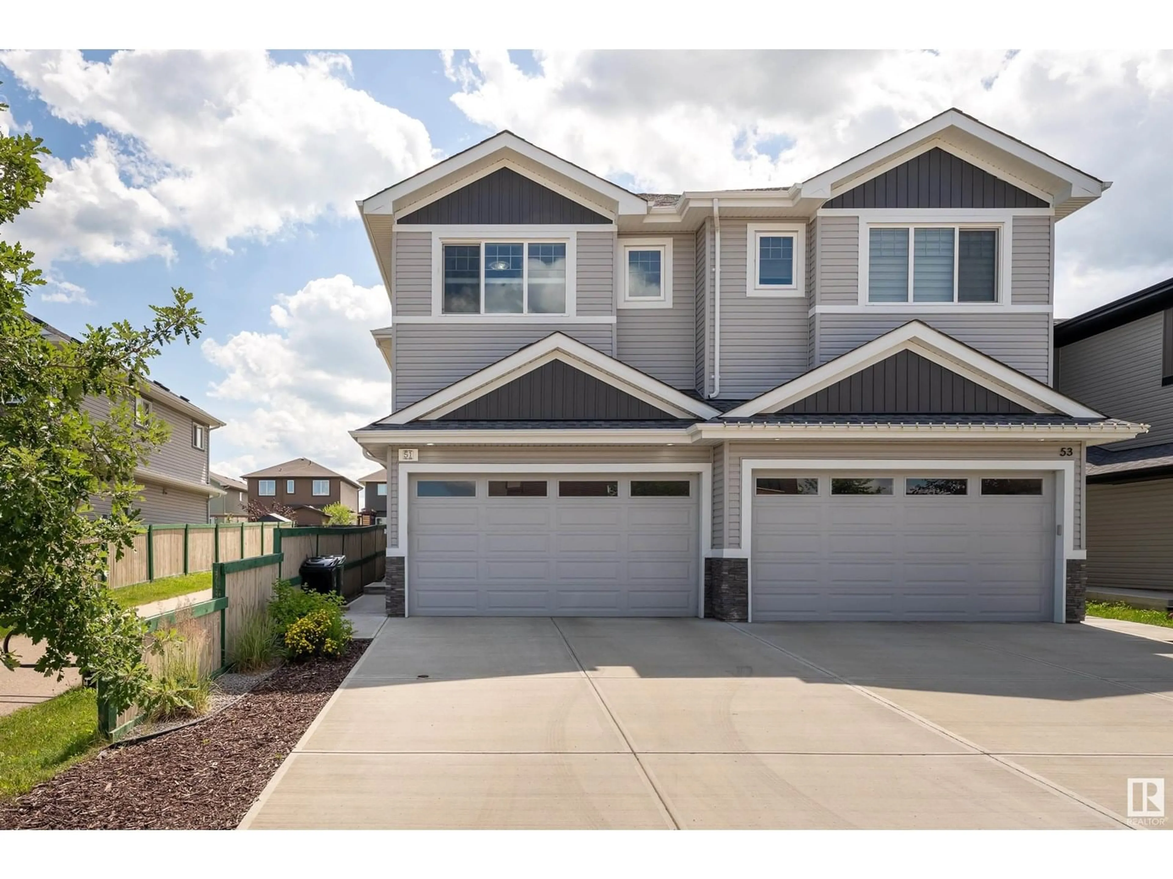 A pic from outside/outdoor area/front of a property/back of a property/a pic from drone, street for 51 ELM ST, Fort Saskatchewan Alberta T8L0R8