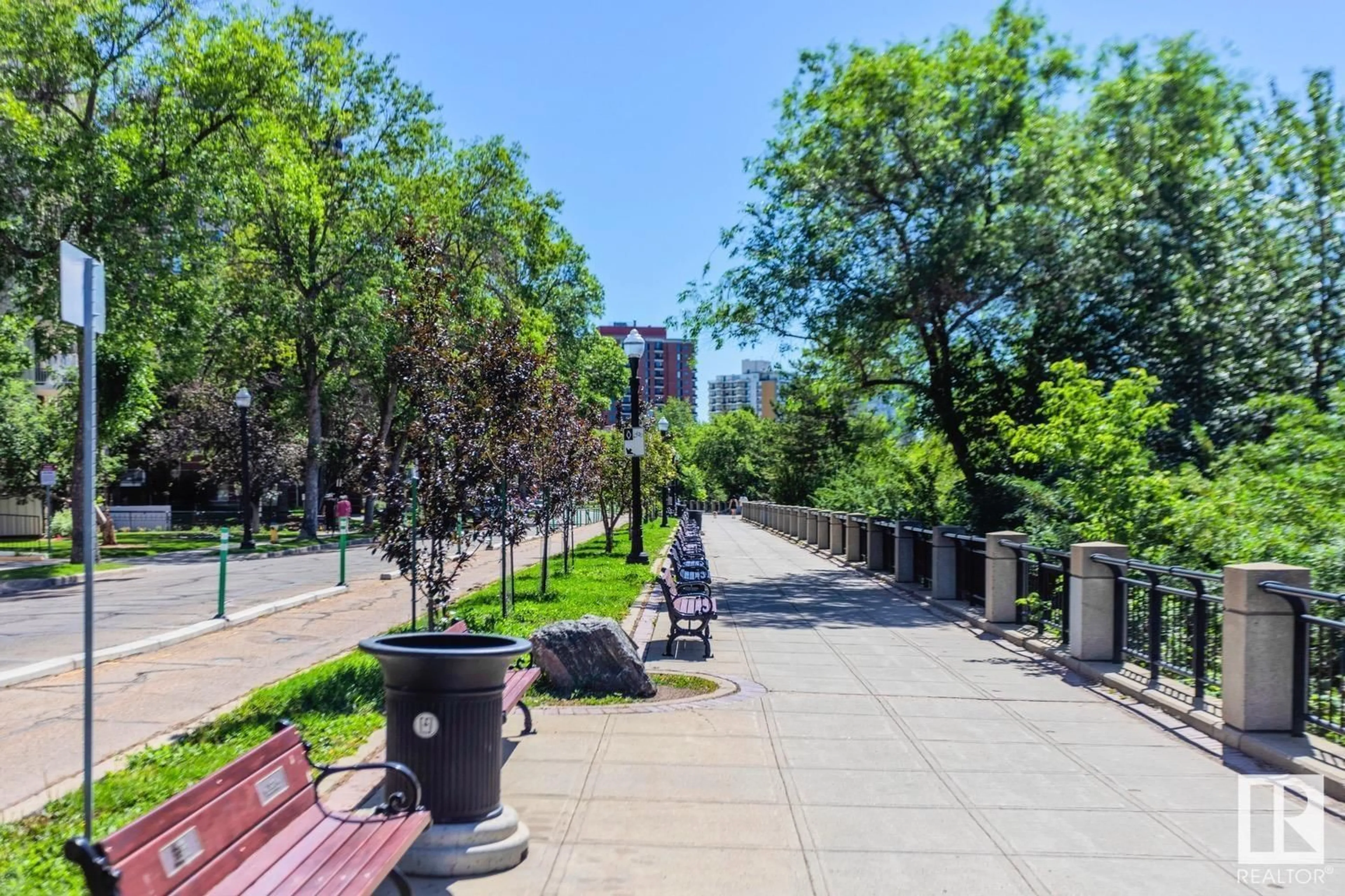 Patio, street for #102 - 11826 100 AV, Edmonton Alberta T5K0K3