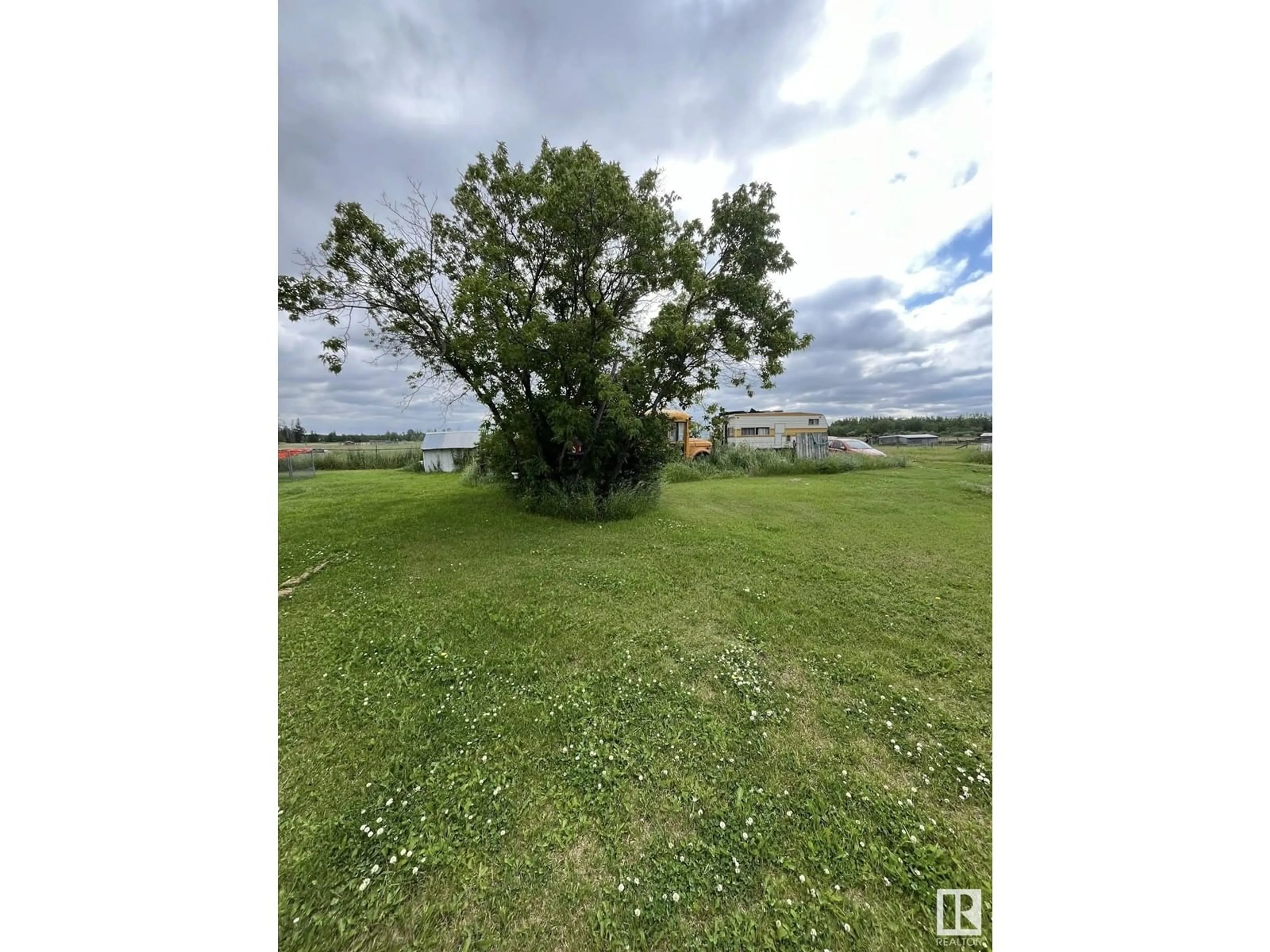 A pic from outside/outdoor area/front of a property/back of a property/a pic from drone, forest/trees view for 56519A HWY 33, Rural Lac Ste. Anne County Alberta T0E1X0