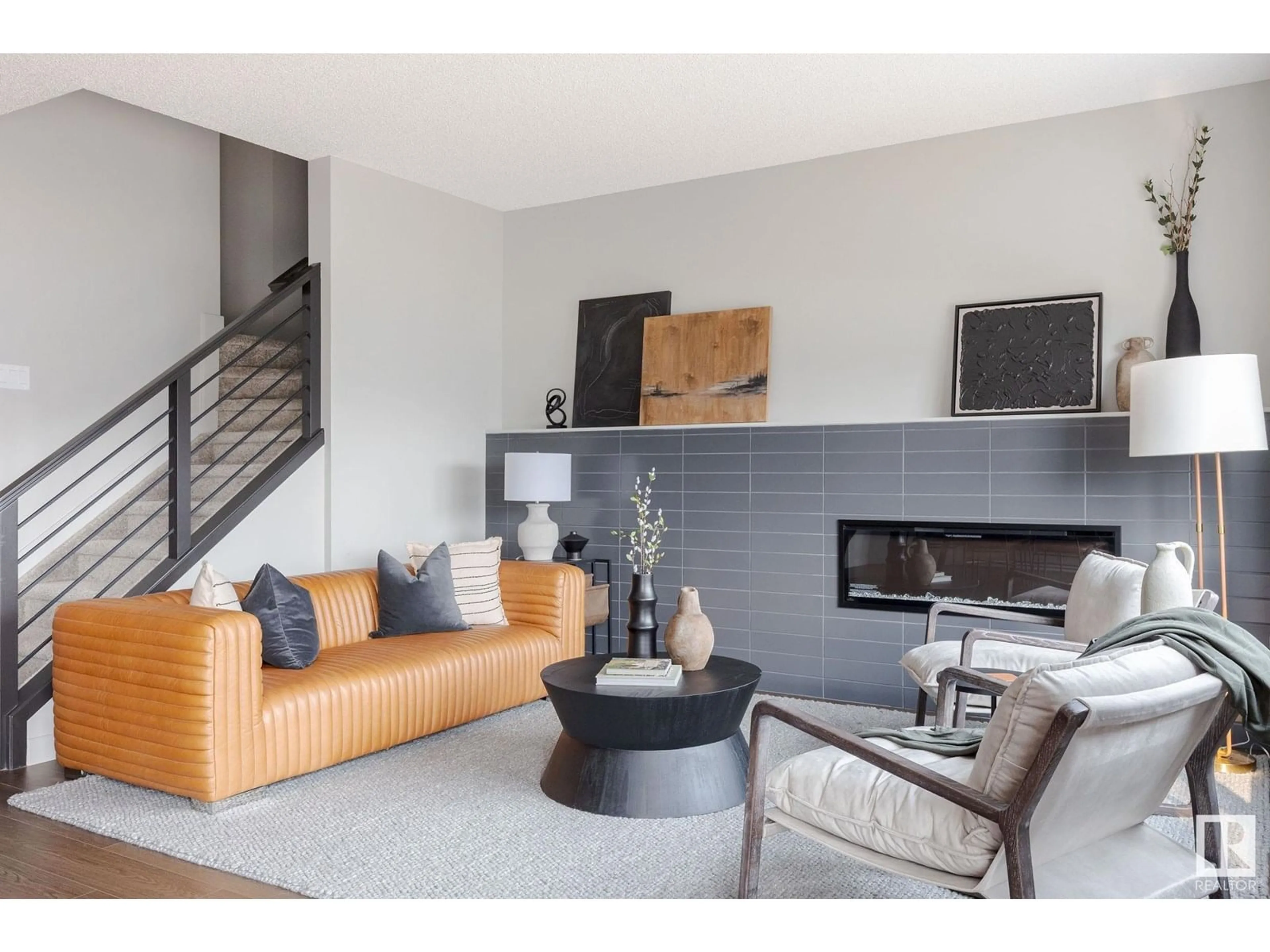 Living room with furniture, unknown for NW - 2209 192A ST, Edmonton Alberta T6M3B6