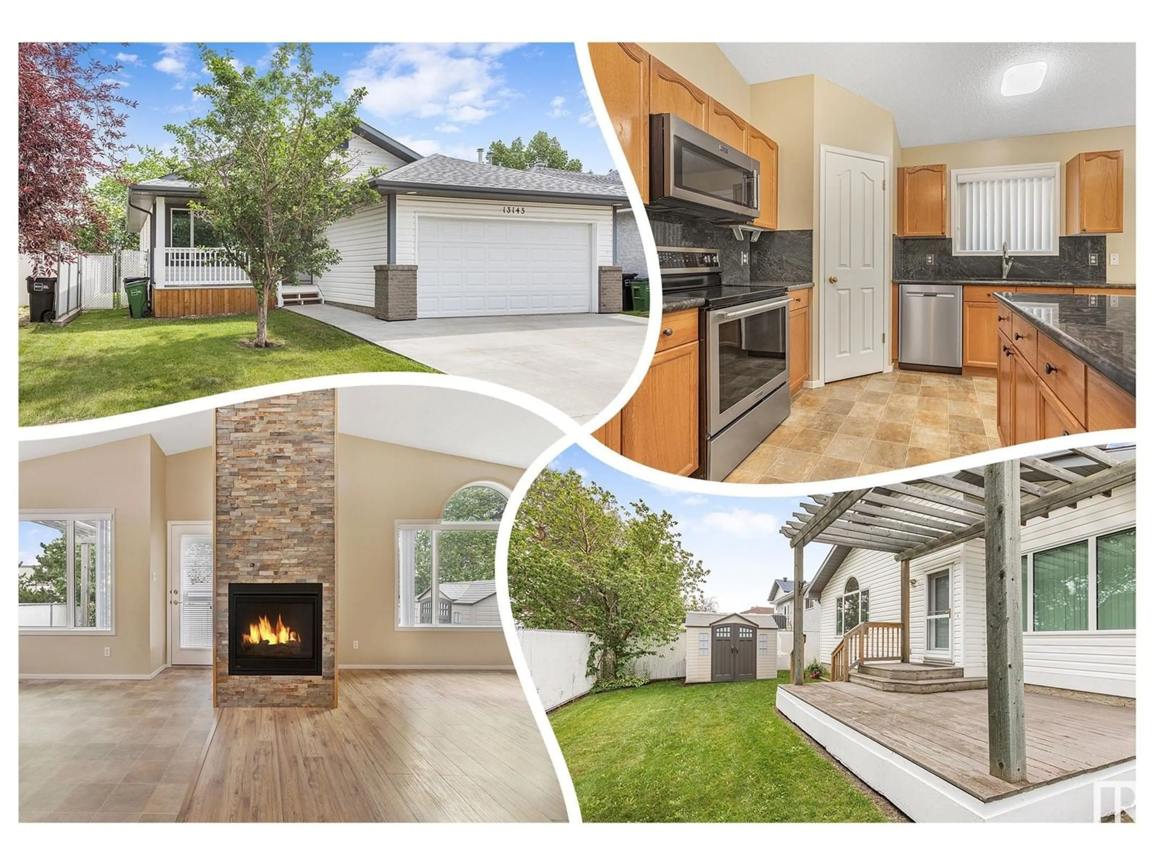 Home with vinyl exterior material, street for NW - 13145 137 ST, Edmonton Alberta T5L5A1