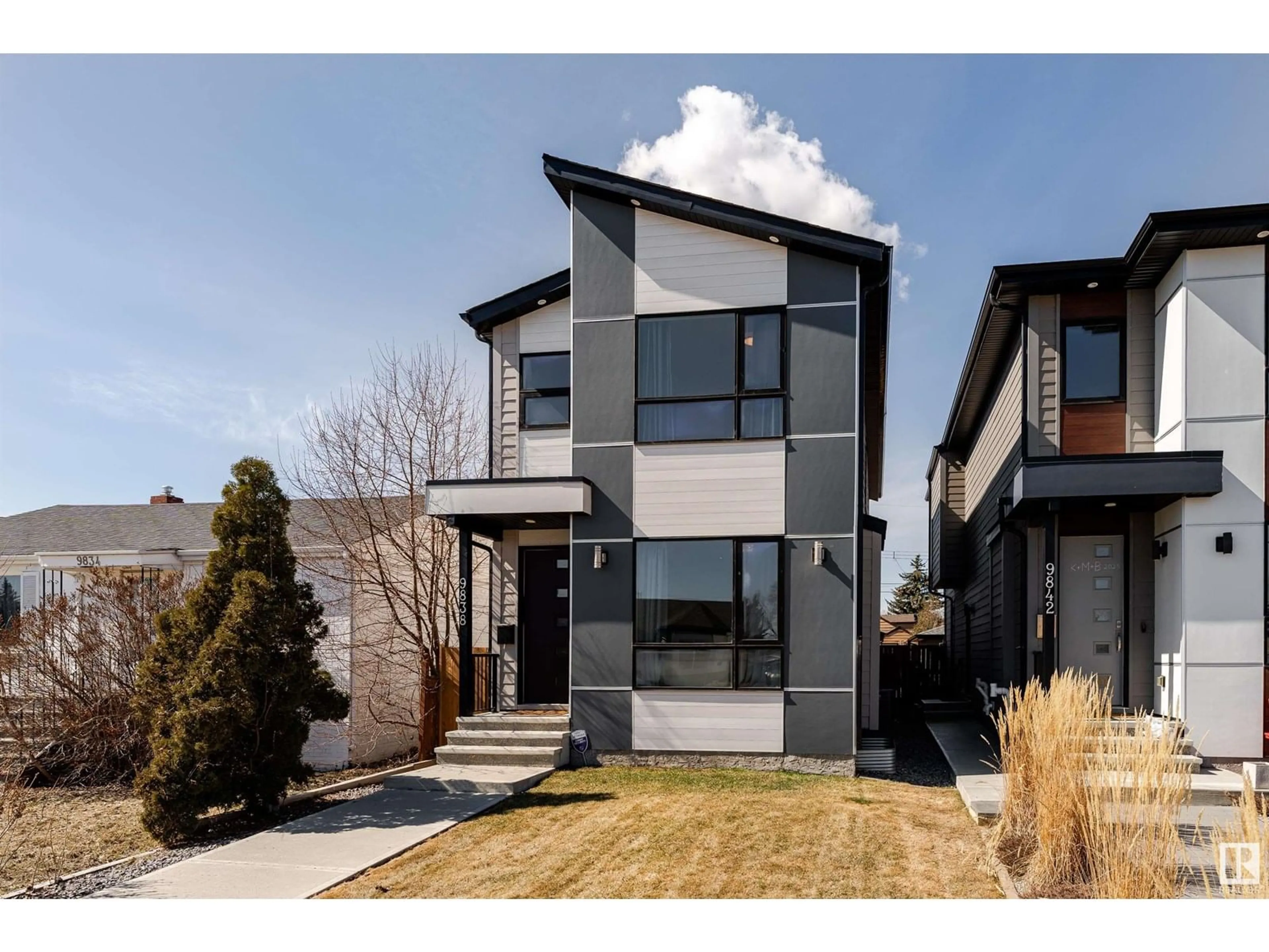 Home with brick exterior material, street for 9838 159 ST, Edmonton Alberta T5P2Z5