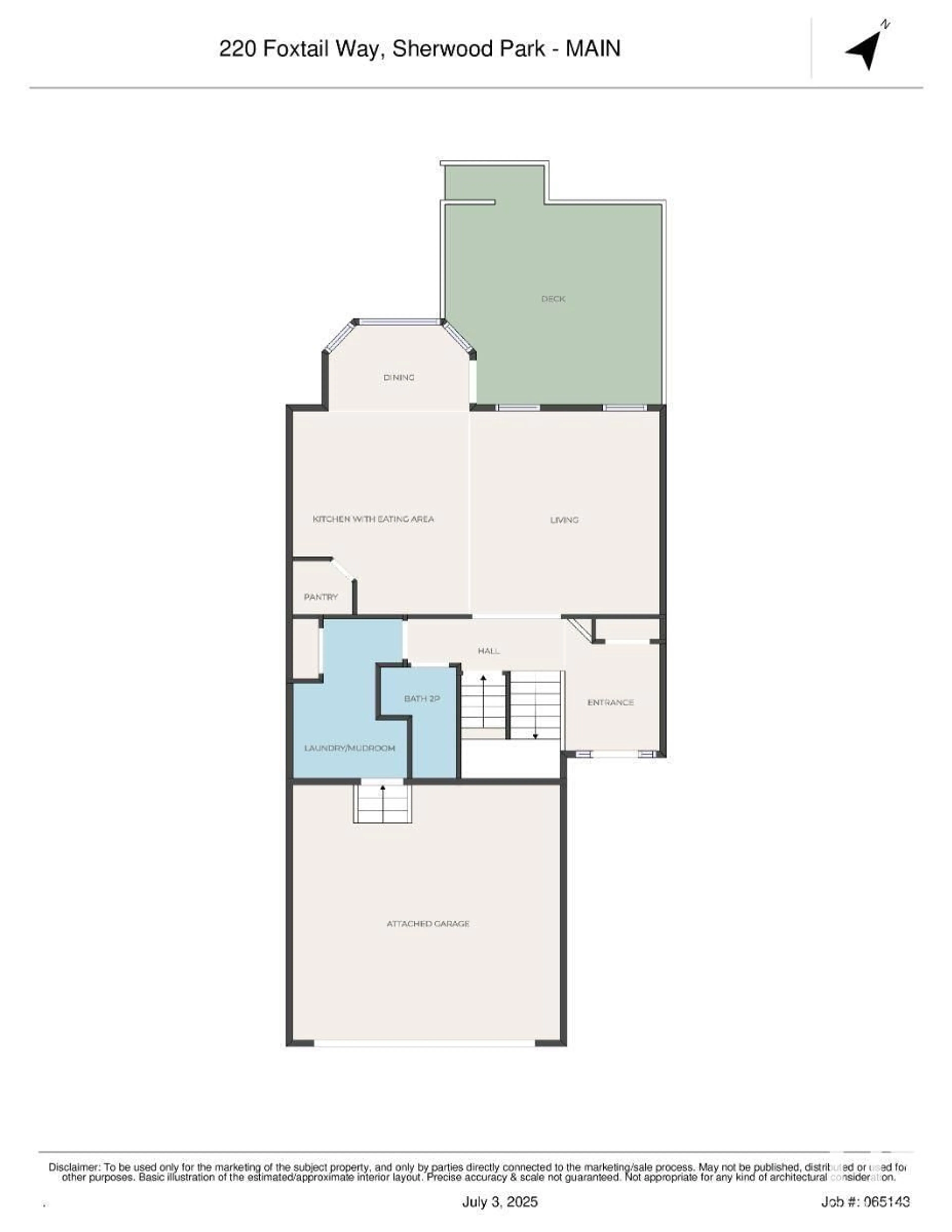 Floor plan for 220 FOXTAIL WY, Sherwood Park Alberta T8A3C2