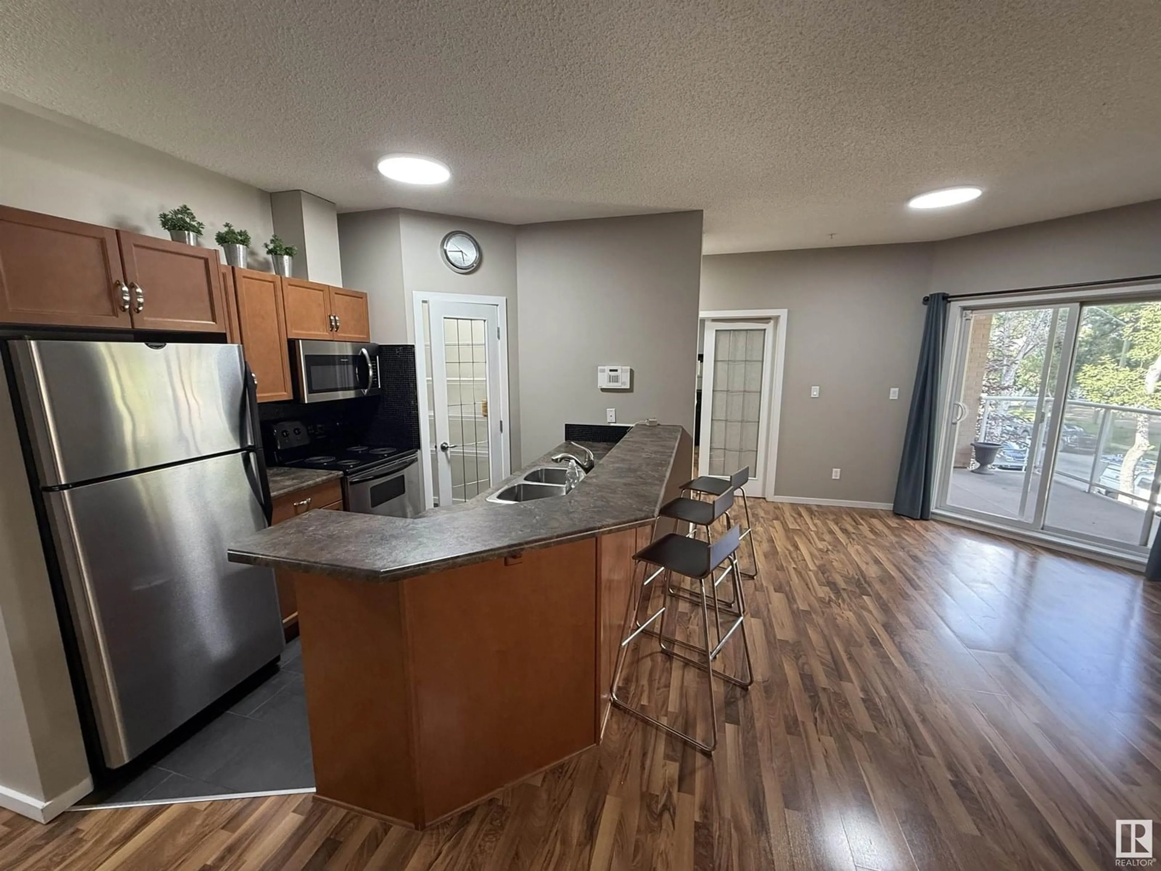 Open concept kitchen, unknown for 201 - 9910 111 ST NW, Edmonton Alberta T5K1K2