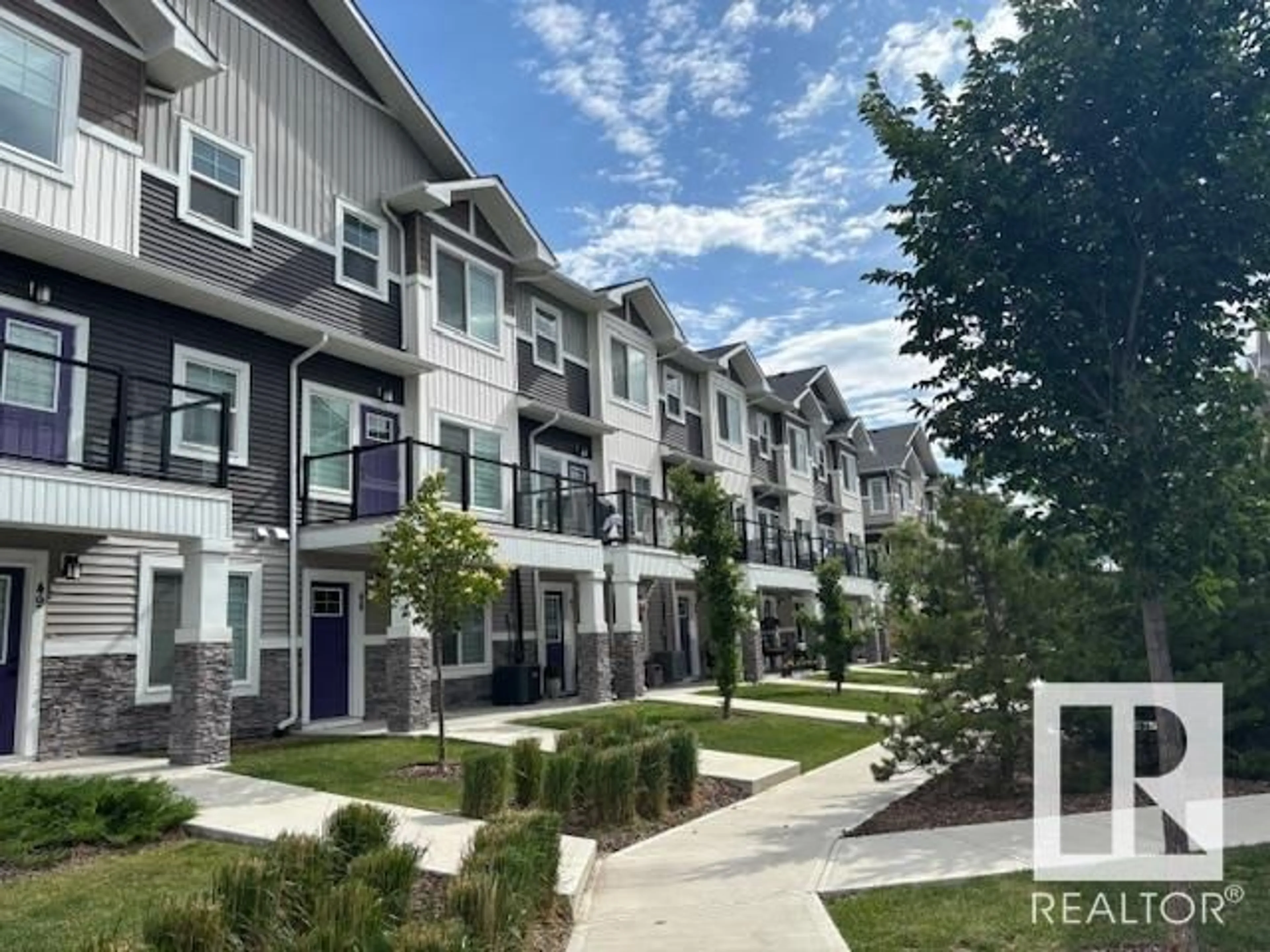 A pic from outside/outdoor area/front of a property/back of a property/a pic from drone, street for #63 - 230 EDGEMONT RD, Edmonton Alberta T6M0Y8
