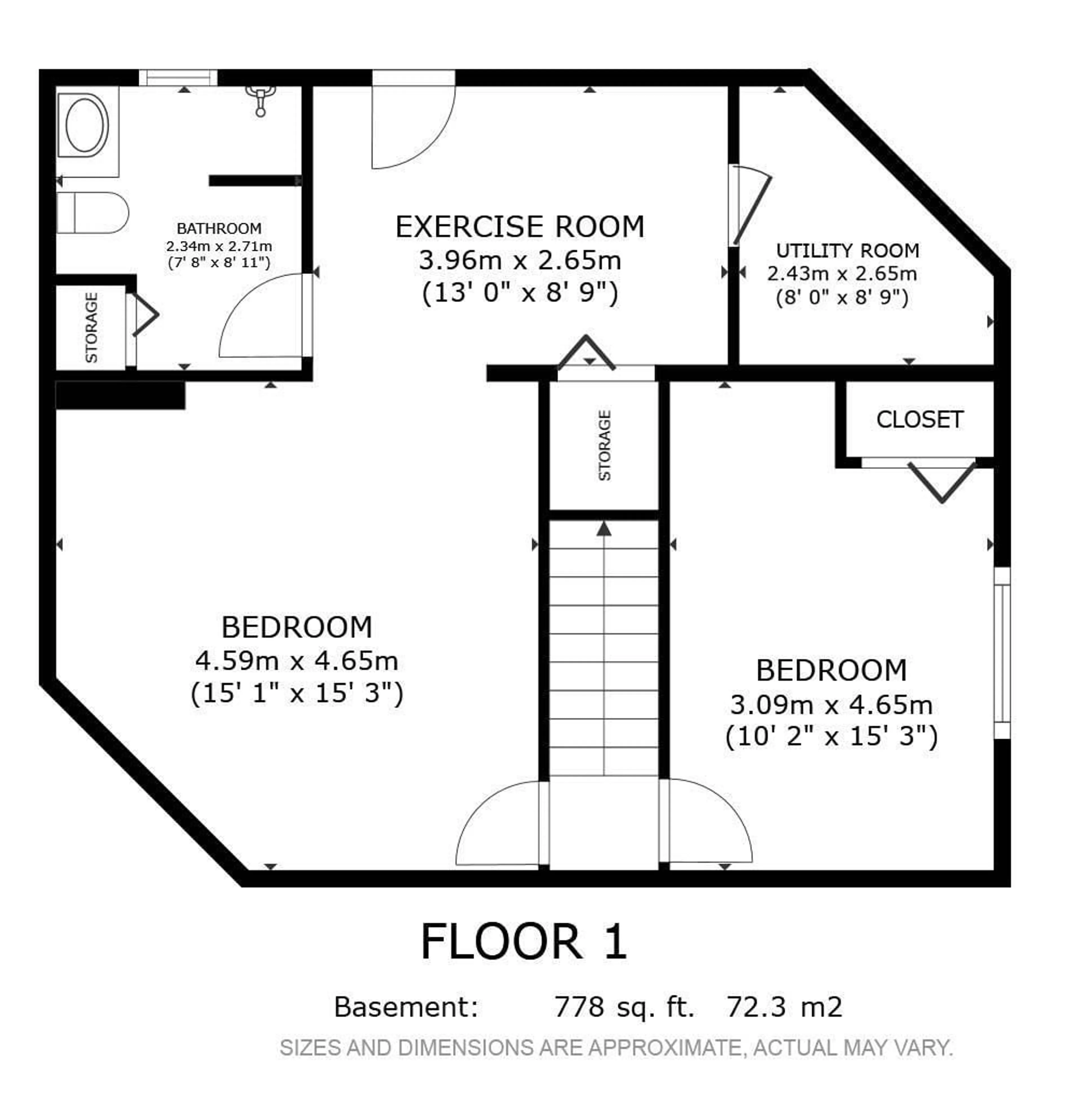 Floor plan for #5 - 54013 RGE ROAD 30, Rural Lac Ste. Anne County Alberta T0E1V3