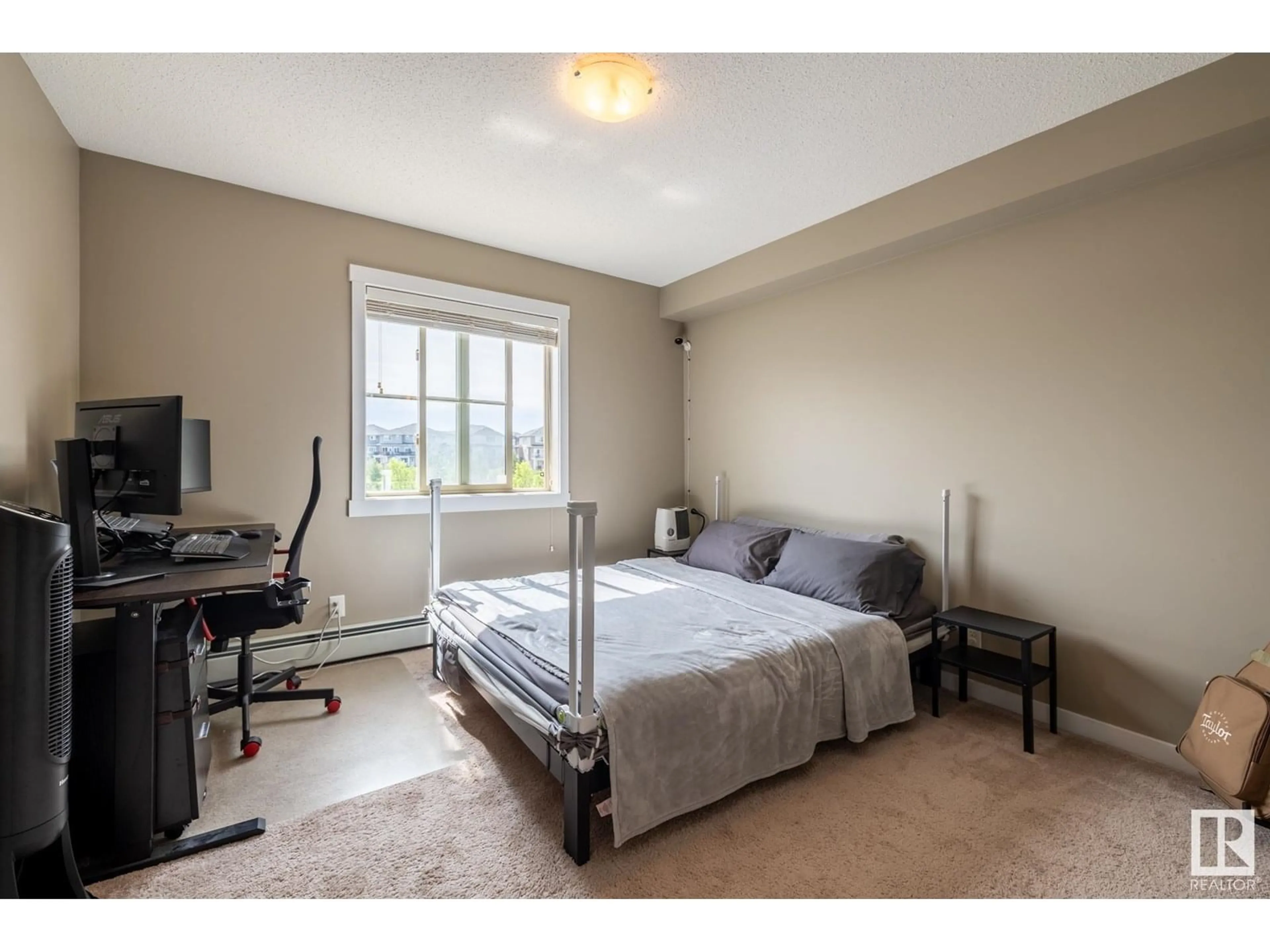 Bedroom with bed, unknown for #217 - 5390 CHAPPELLE RD, Edmonton Alberta T6W3K7