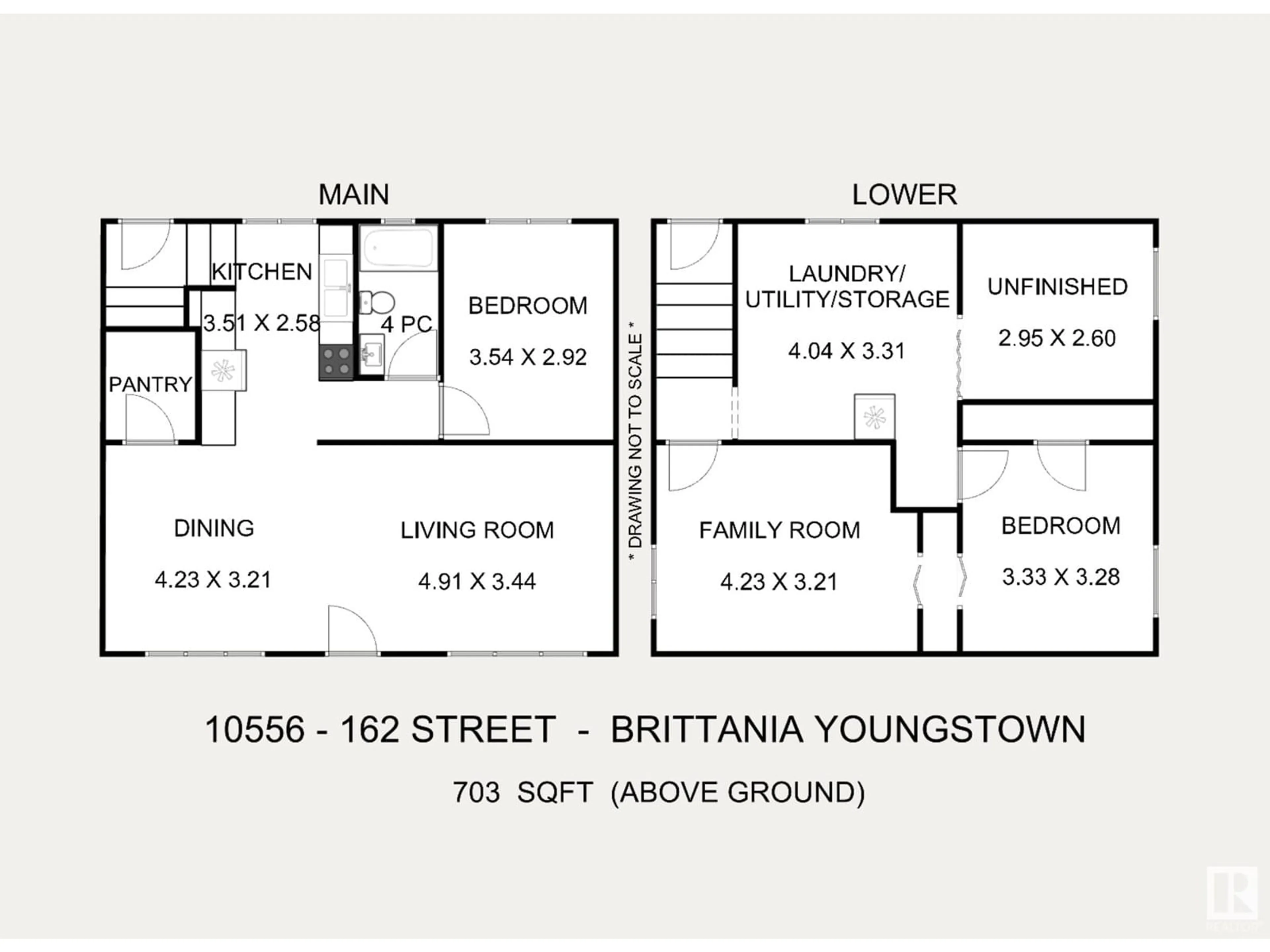 Floor plan for NW - 10556 162 ST, Edmonton Alberta T5P3M5