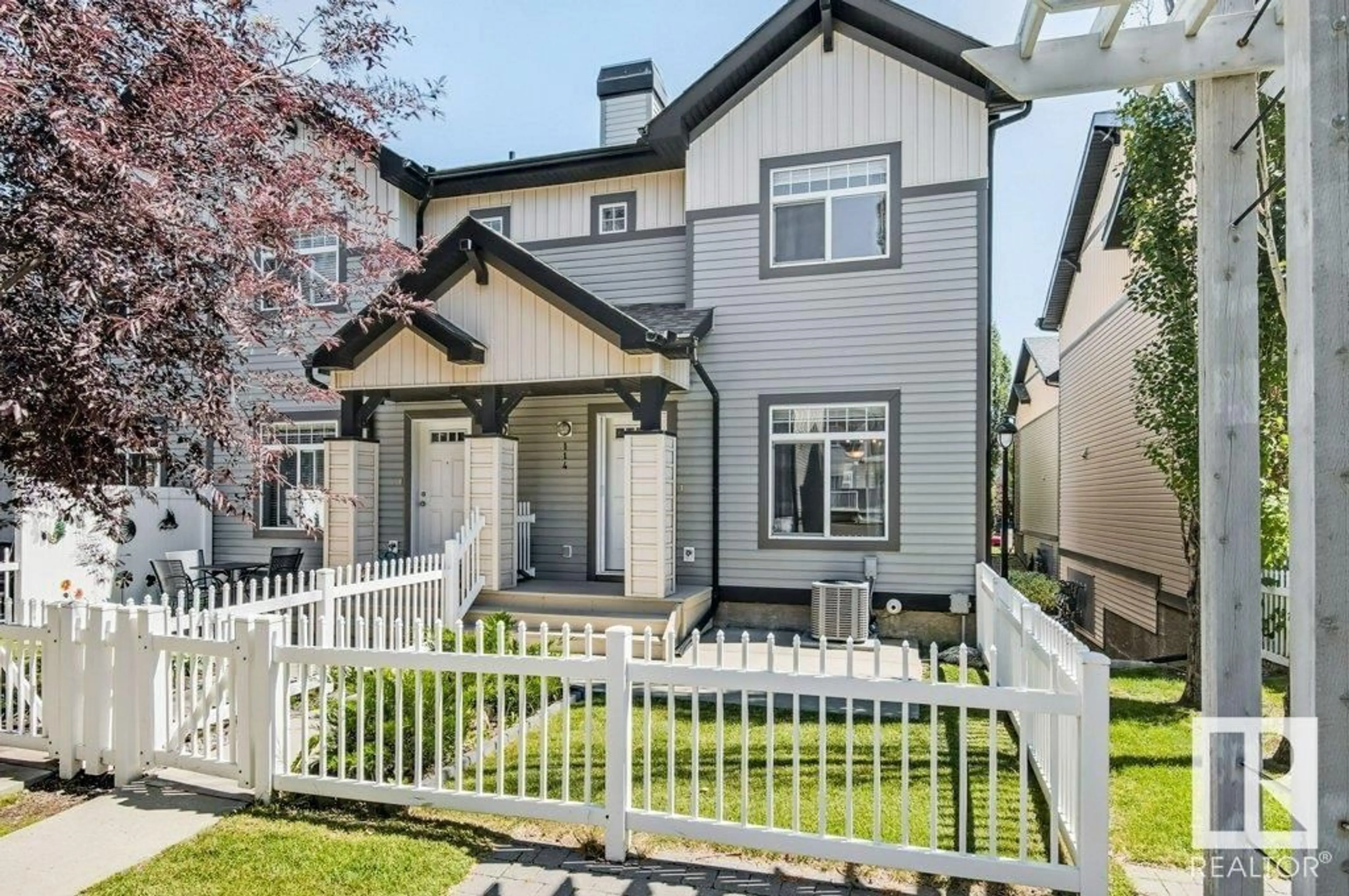 Home with vinyl exterior material, street for #114 - 465 HEMINGWAY RD, Edmonton Alberta T6M0J7