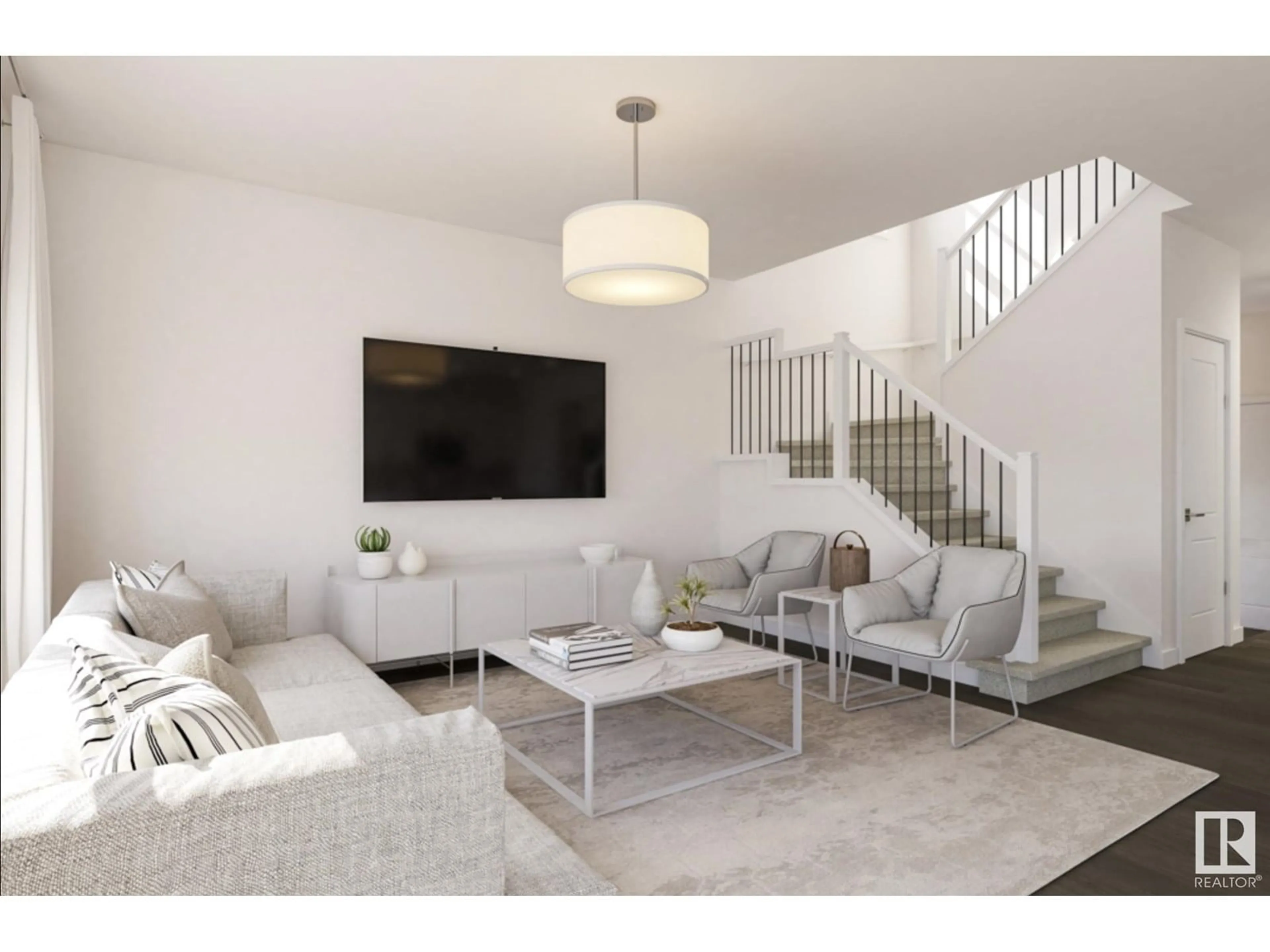 Living room with furniture, unknown for 76 RIVERHILL CR, St. Albert Alberta T8N8C9
