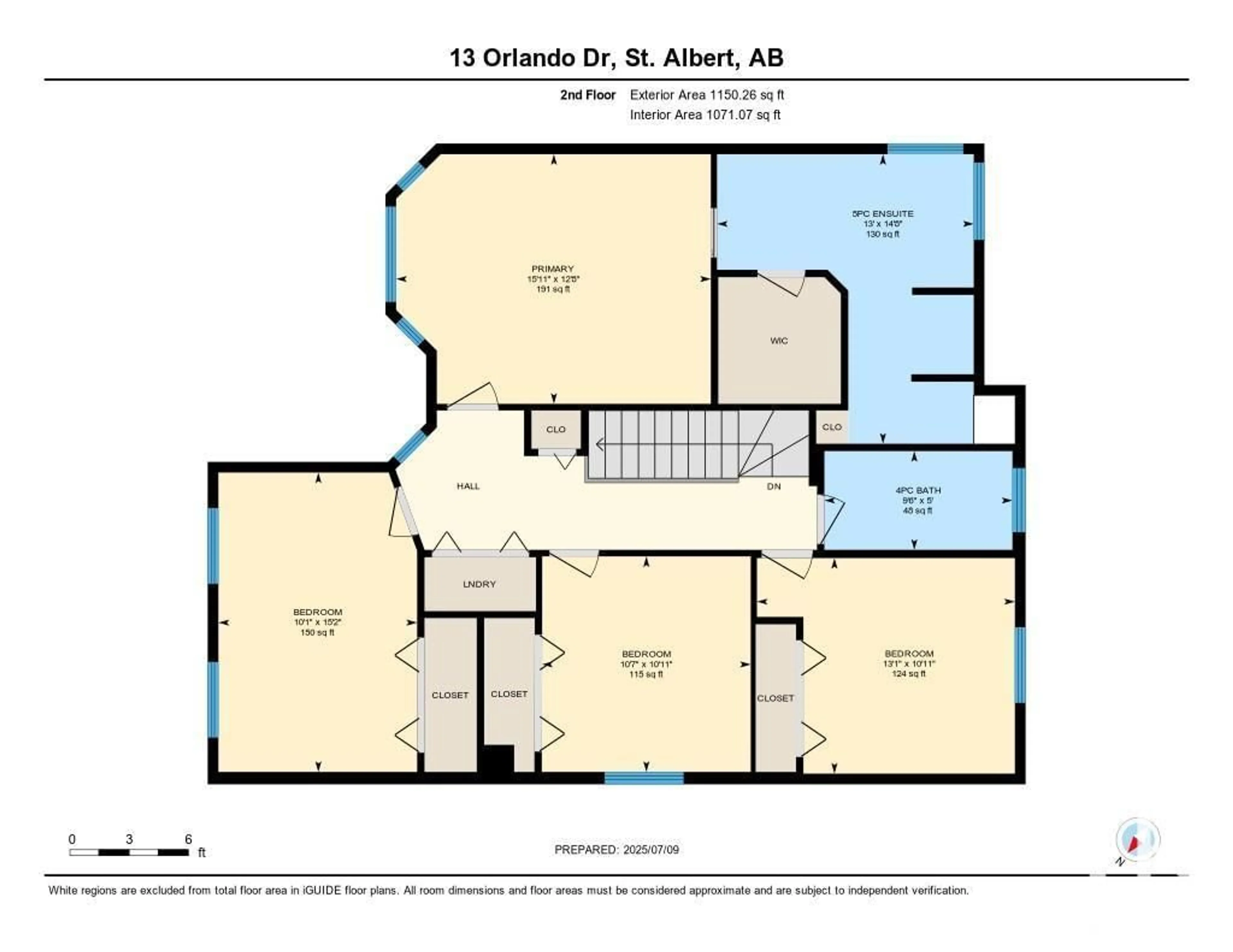 Floor plan for 13 ORLANDO DR, St. Albert Alberta T8N6V9