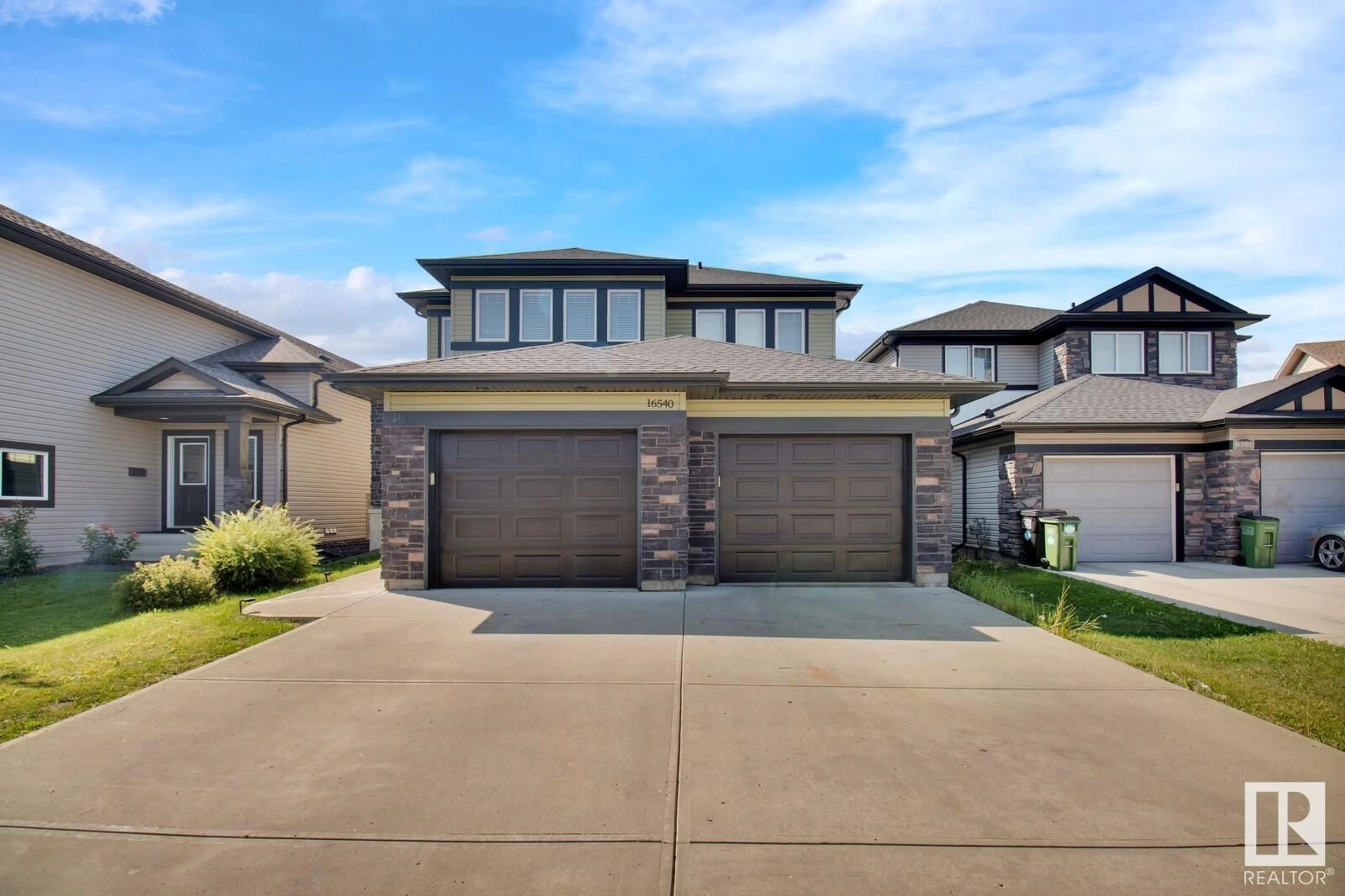 Home with brick exterior material, street for NW - 16540 131 ST, Edmonton Alberta T6V0G1