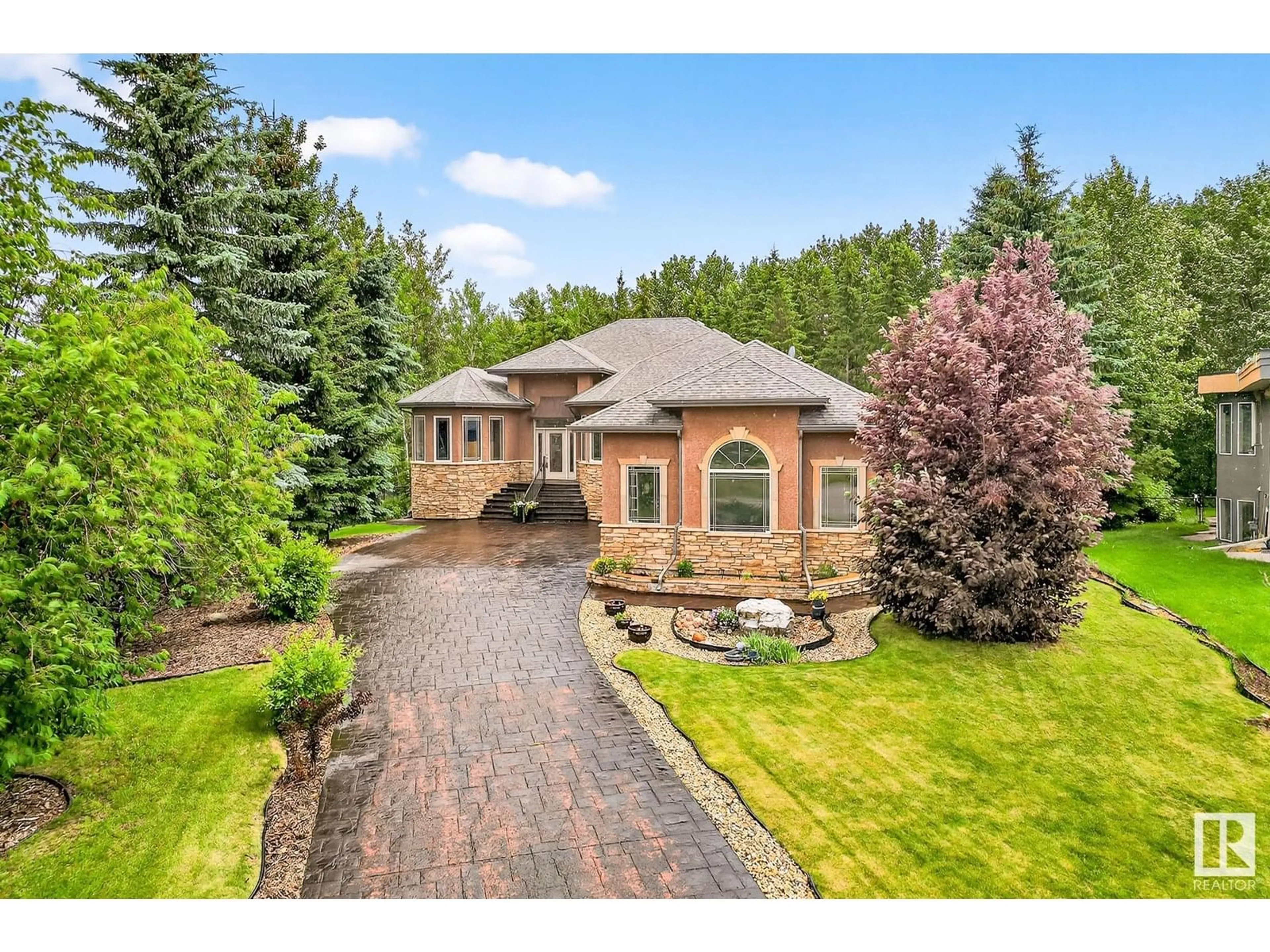 Home with brick exterior material, unknown for 61 53217 RGE ROAD 263, Rural Parkland County Alberta T7X3G2