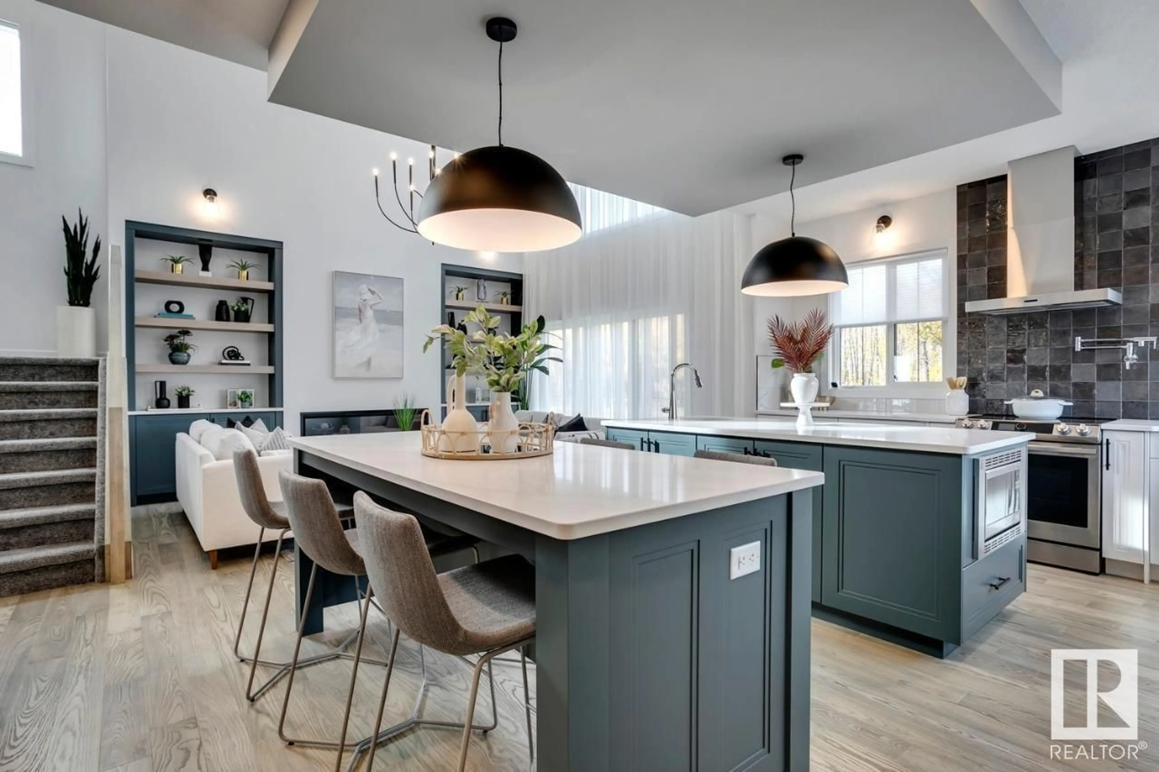 Open concept kitchen, unknown for NW - 2616 204 ST, Edmonton Alberta T6M0N9