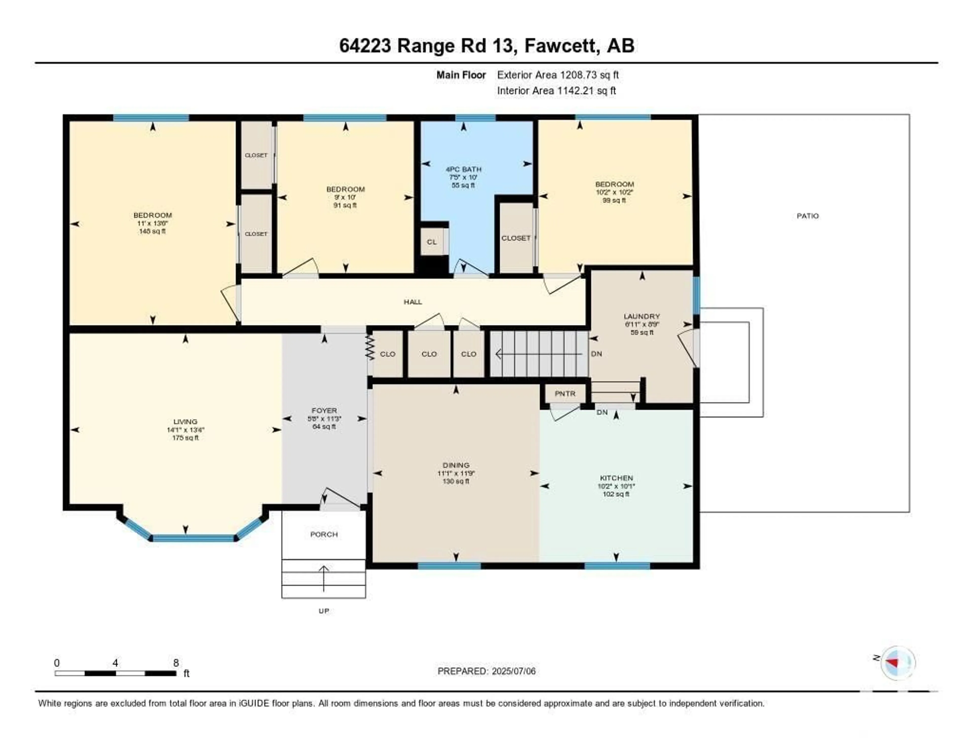Floor plan for 64223 RG RD 13, Rural Westlock County Alberta T0G0Y0