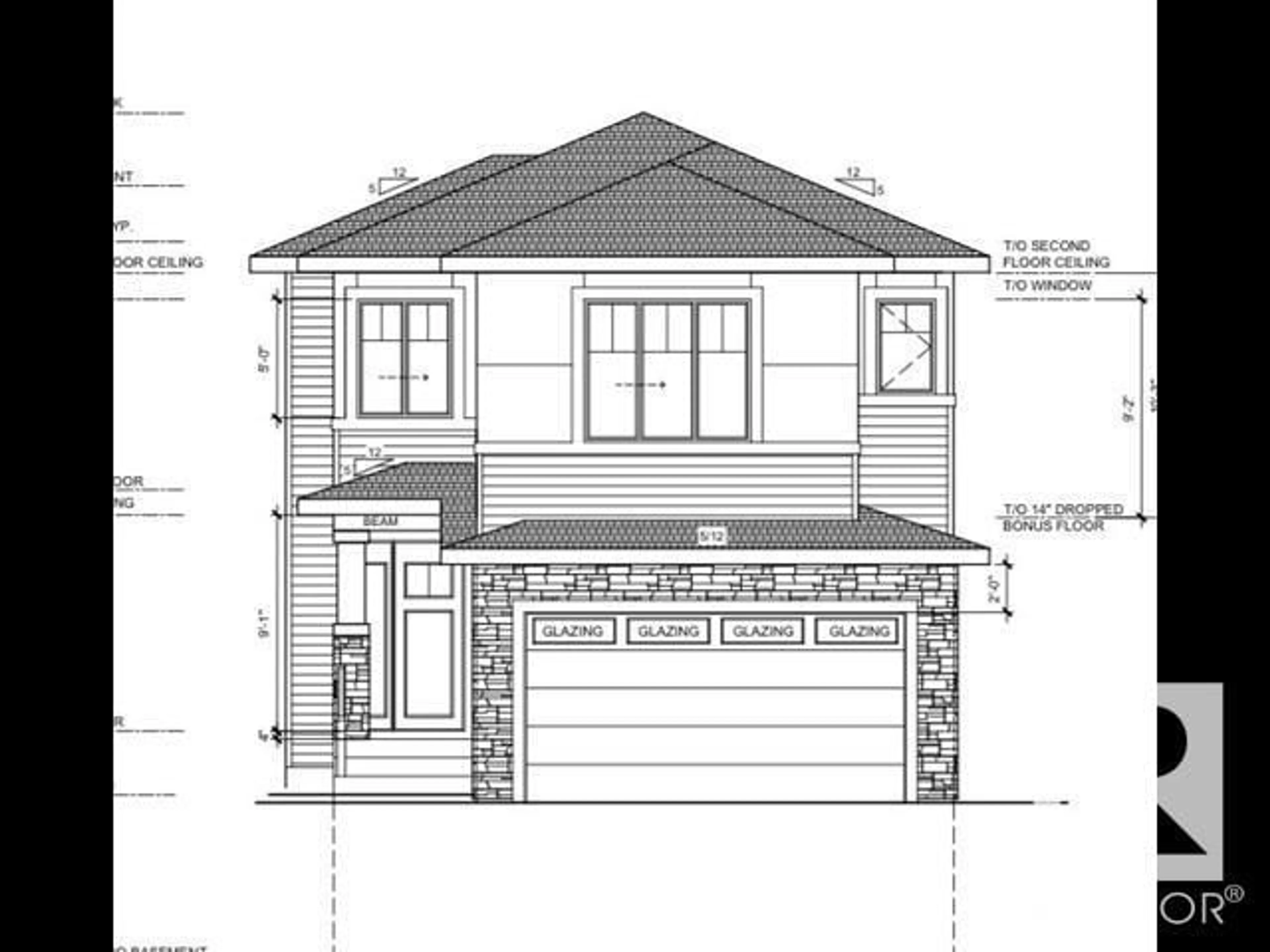 Floor plan for 4306 35 ST, Beaumont Alberta T4X3G4