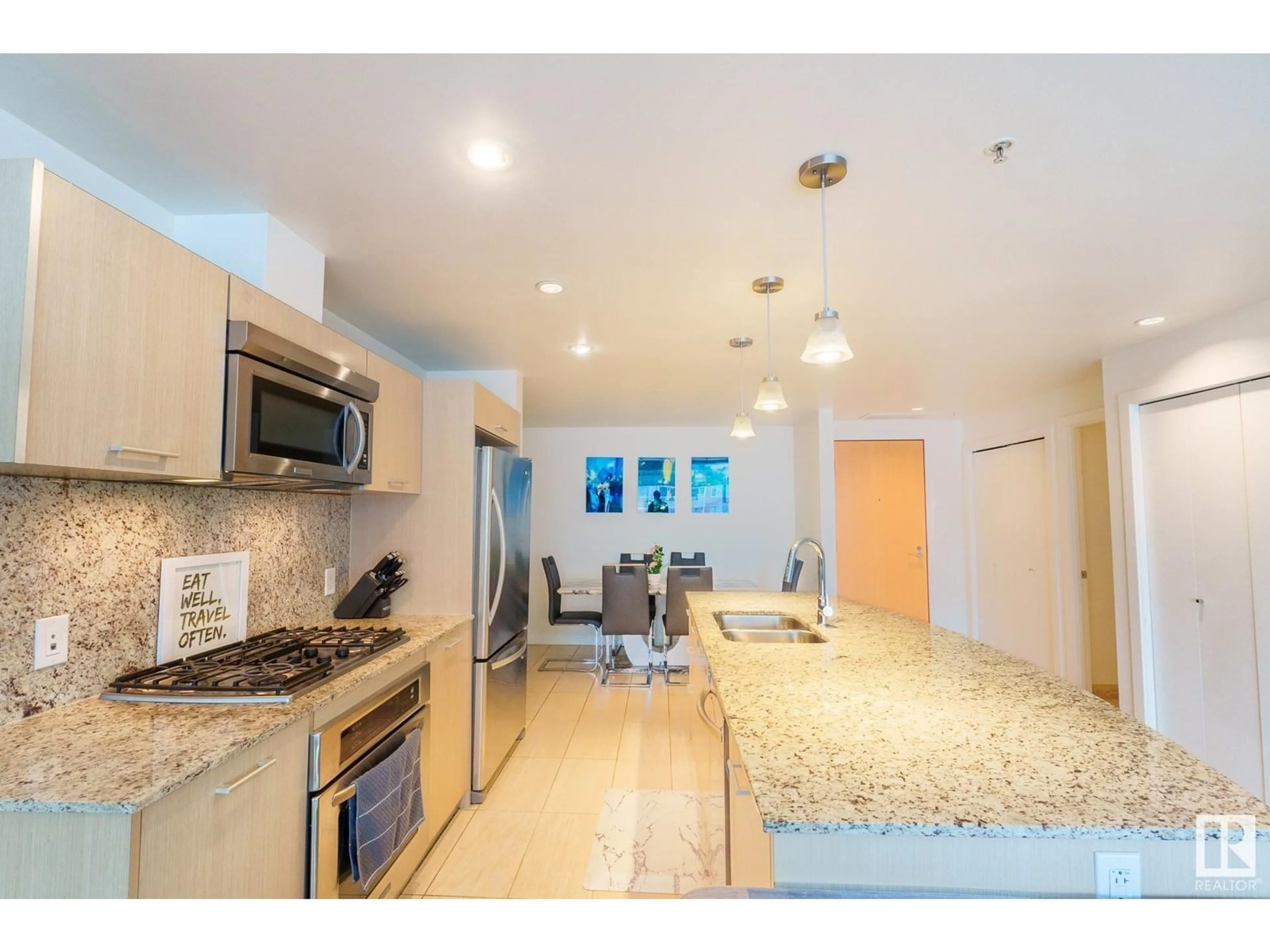 Open concept kitchen, unknown for #304 - 2510 109 ST, Edmonton Alberta T6J2X1
