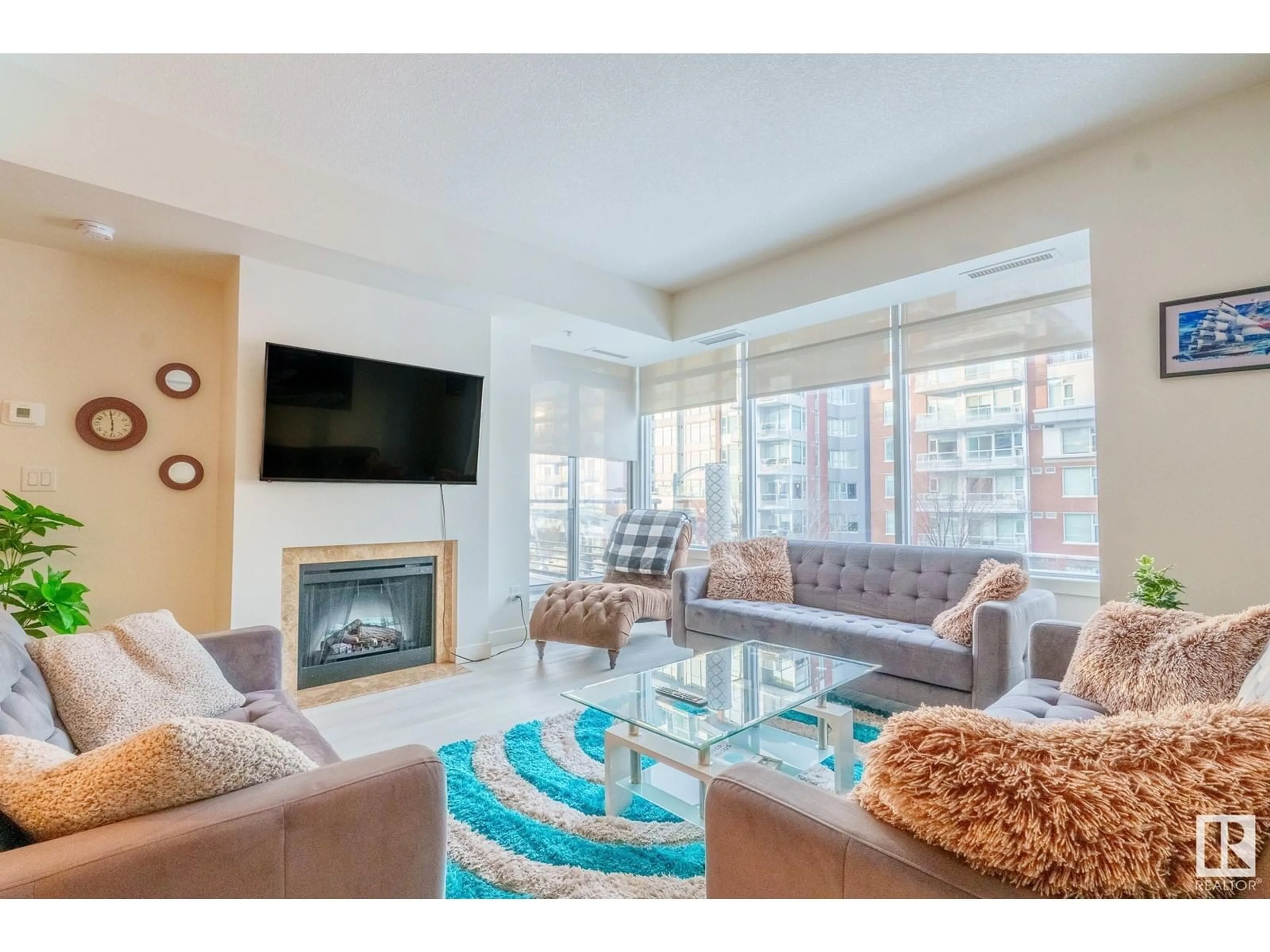 Living room with furniture, unknown for #304 - 2510 109 ST, Edmonton Alberta T6J2X1