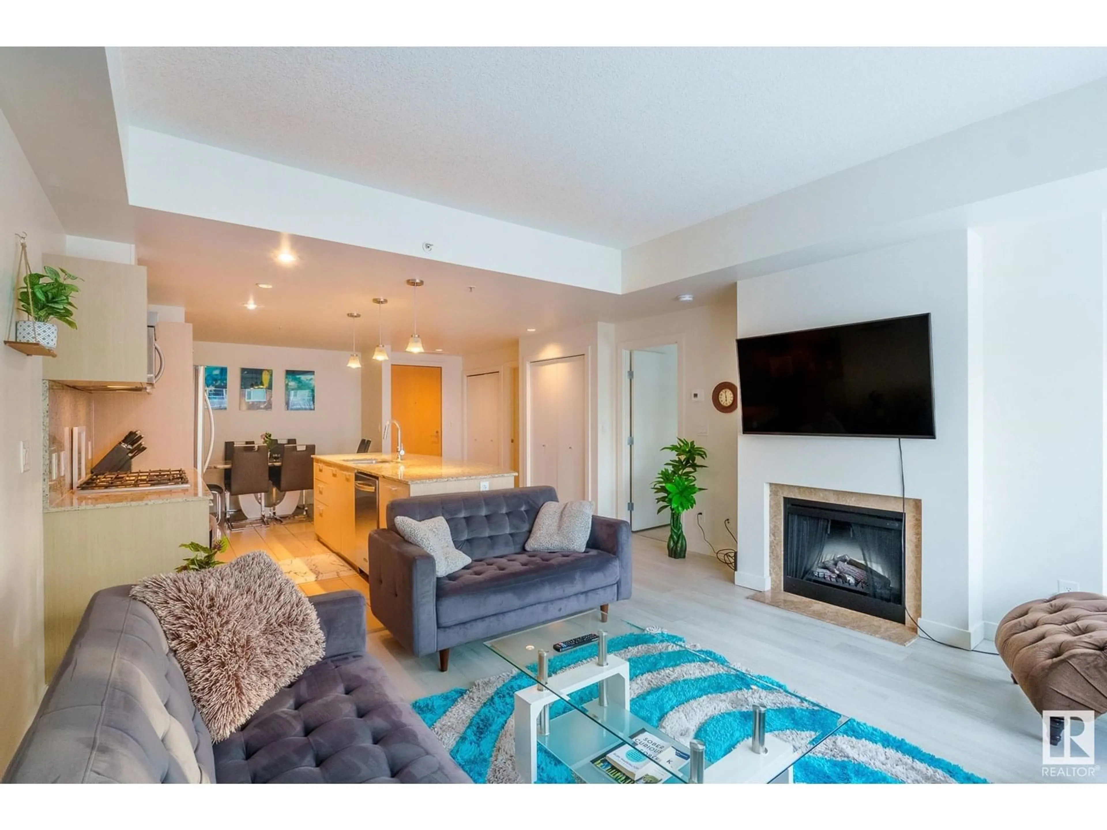 Living room with furniture, unknown for #304 - 2510 109 ST, Edmonton Alberta T6J2X1