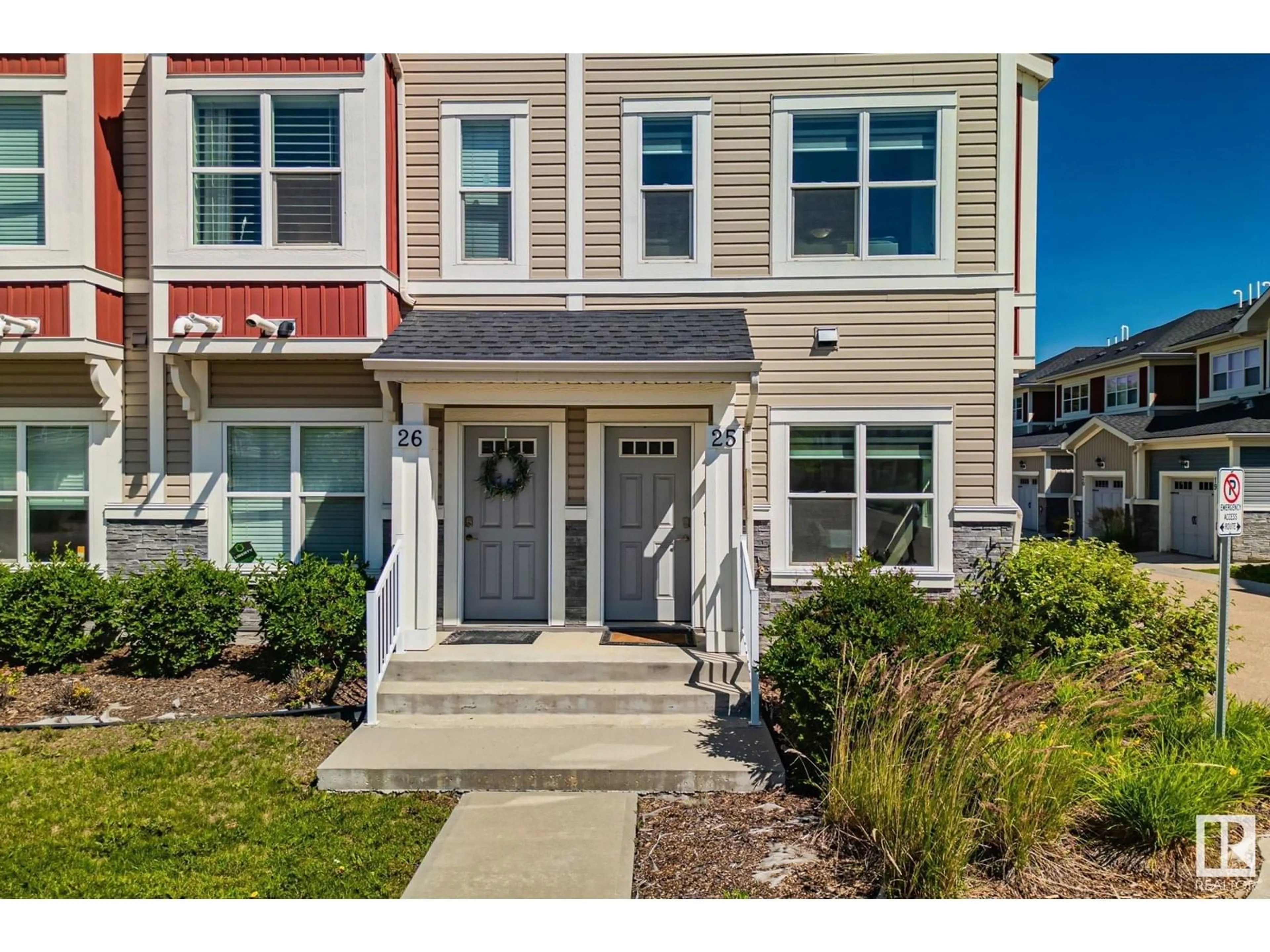 Home with vinyl exterior material, street for #25 - 3710 ALLAN DR, Edmonton Alberta T6W2C4