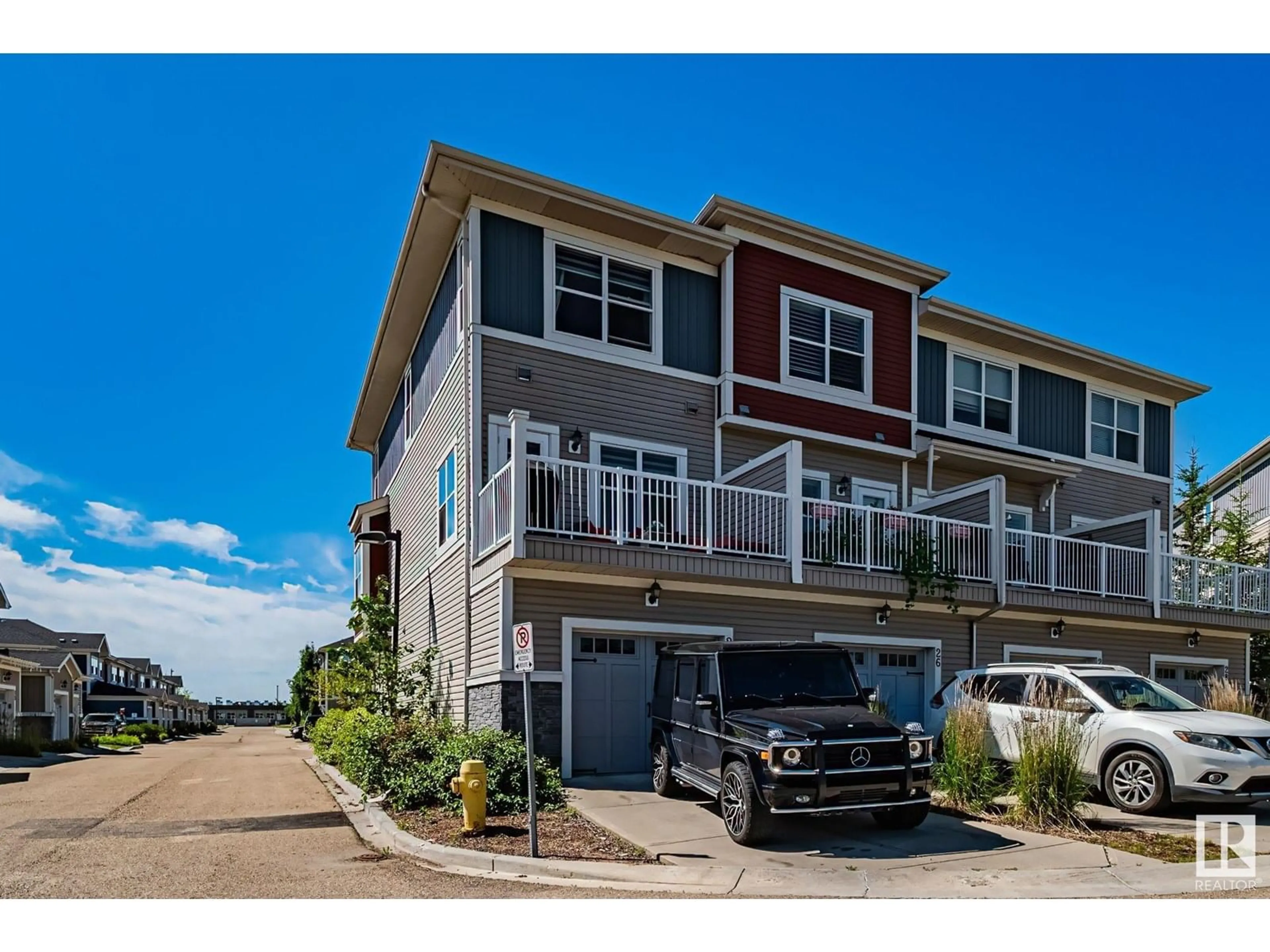 Home with vinyl exterior material, water/lake/river/ocean view for #25 - 3710 ALLAN DR, Edmonton Alberta T6W2C4