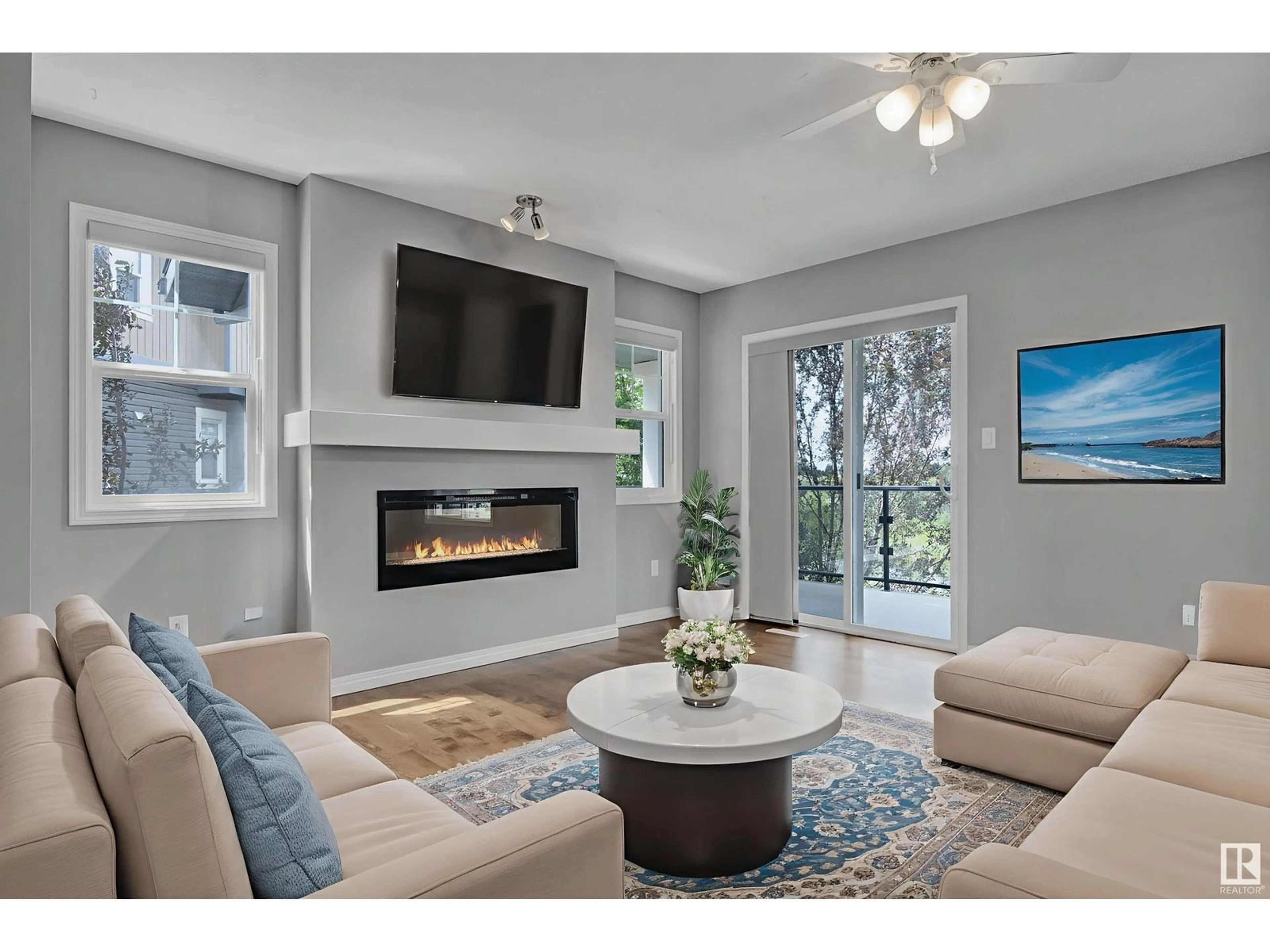 Living room with furniture, unknown for #40 - 1030 CHAPPELLE BV, Edmonton Alberta T6W2K7