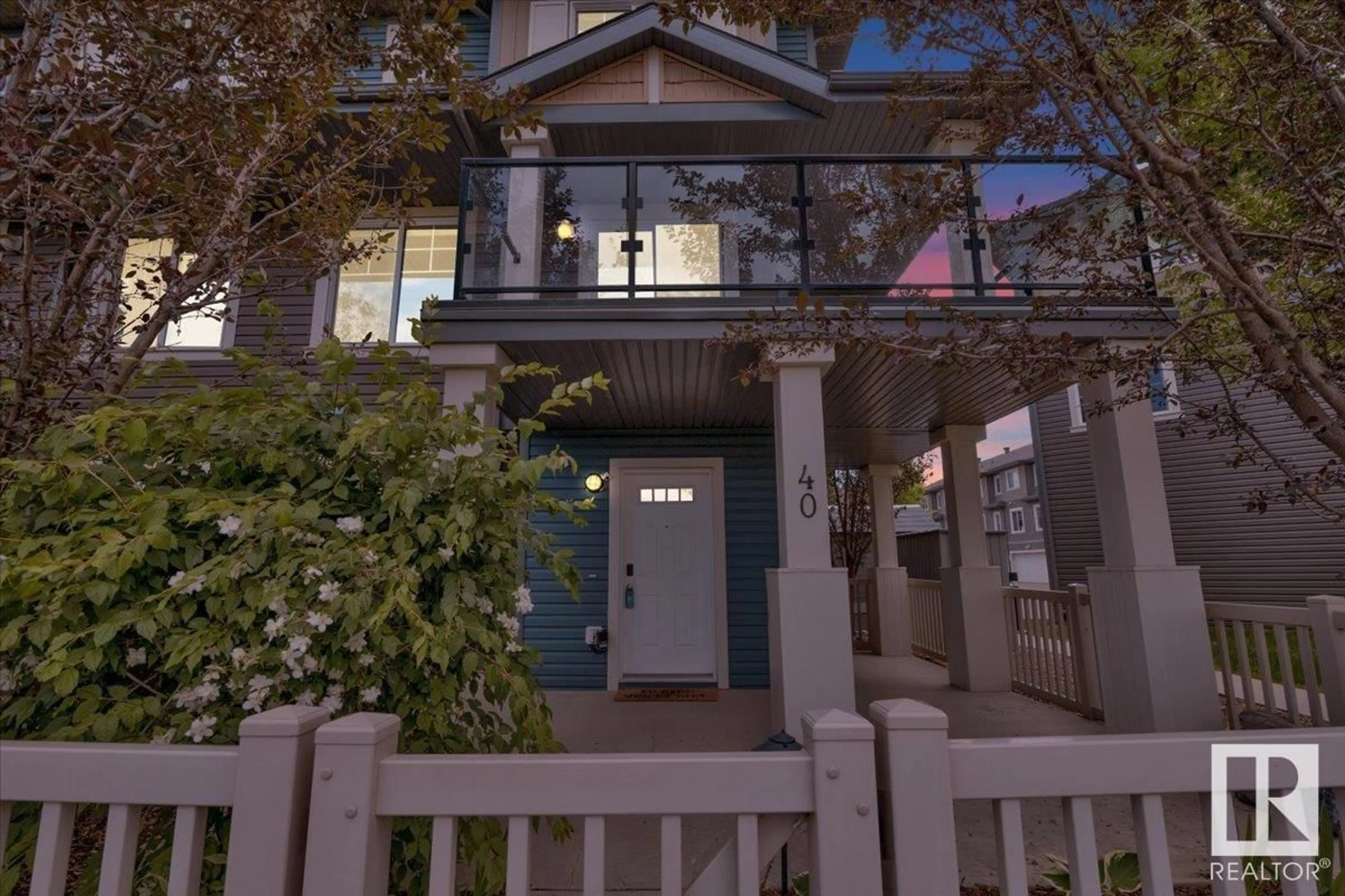 A pic from outside/outdoor area/front of a property/back of a property/a pic from drone, street for #40 - 1030 CHAPPELLE BV, Edmonton Alberta T6W2K7