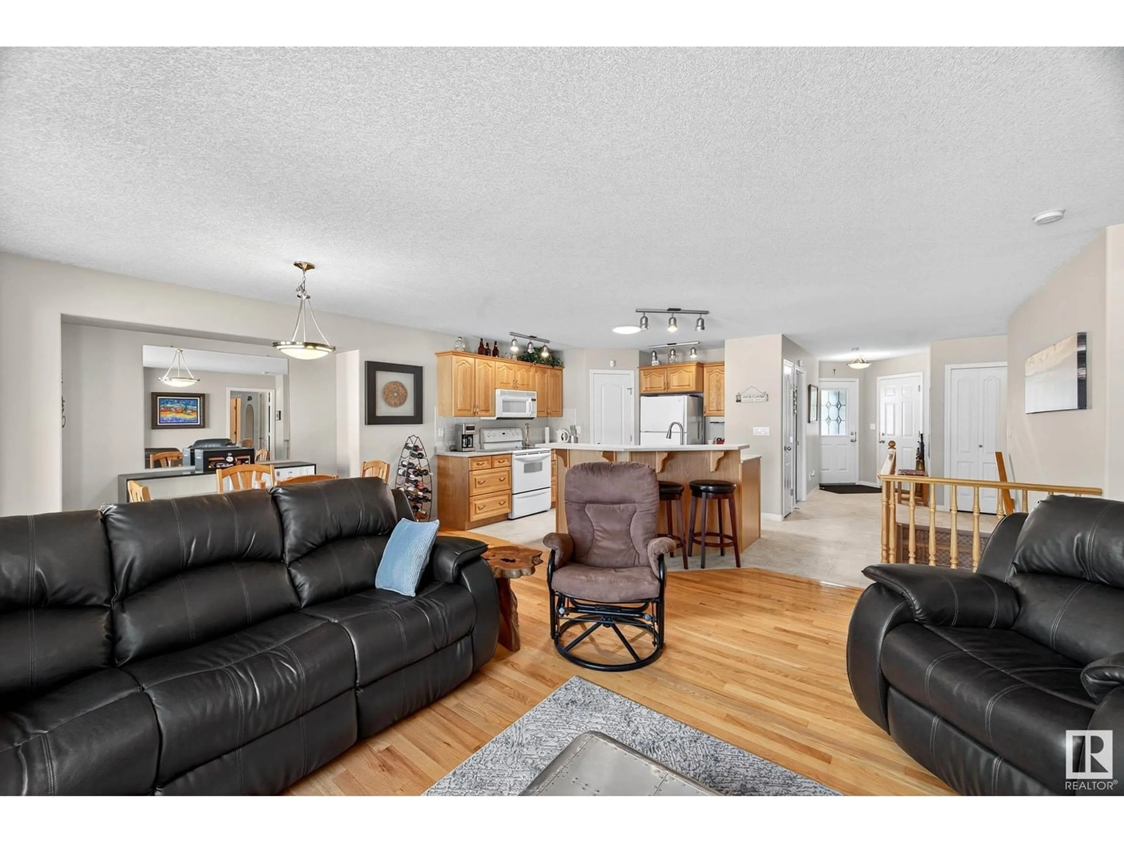 Living room with furniture, unknown for #25 - 16415 77 ST, Edmonton Alberta T5Z3S8