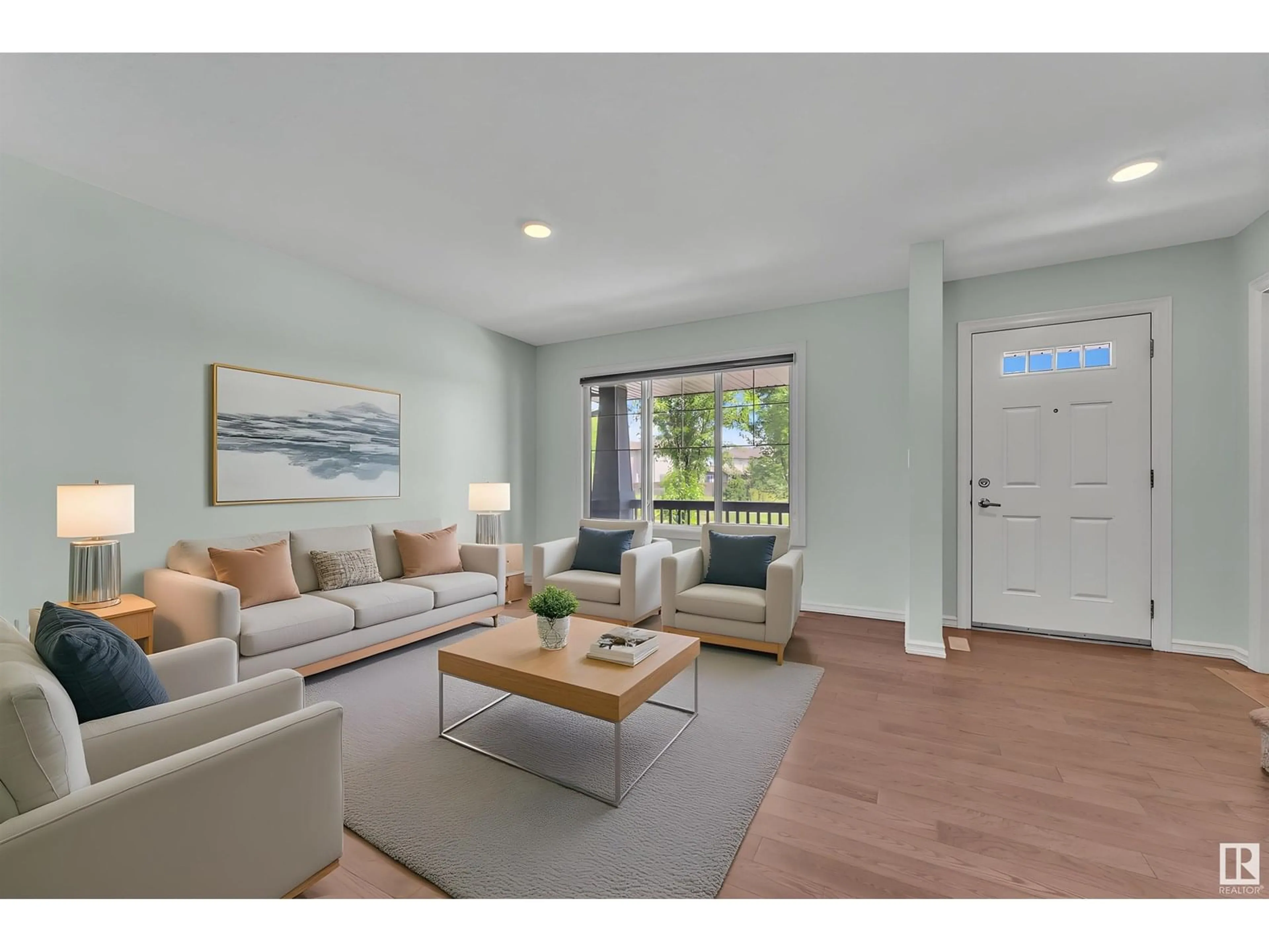 Living room with furniture, unknown for 2016 24 ST, Edmonton Alberta T6T0Y8