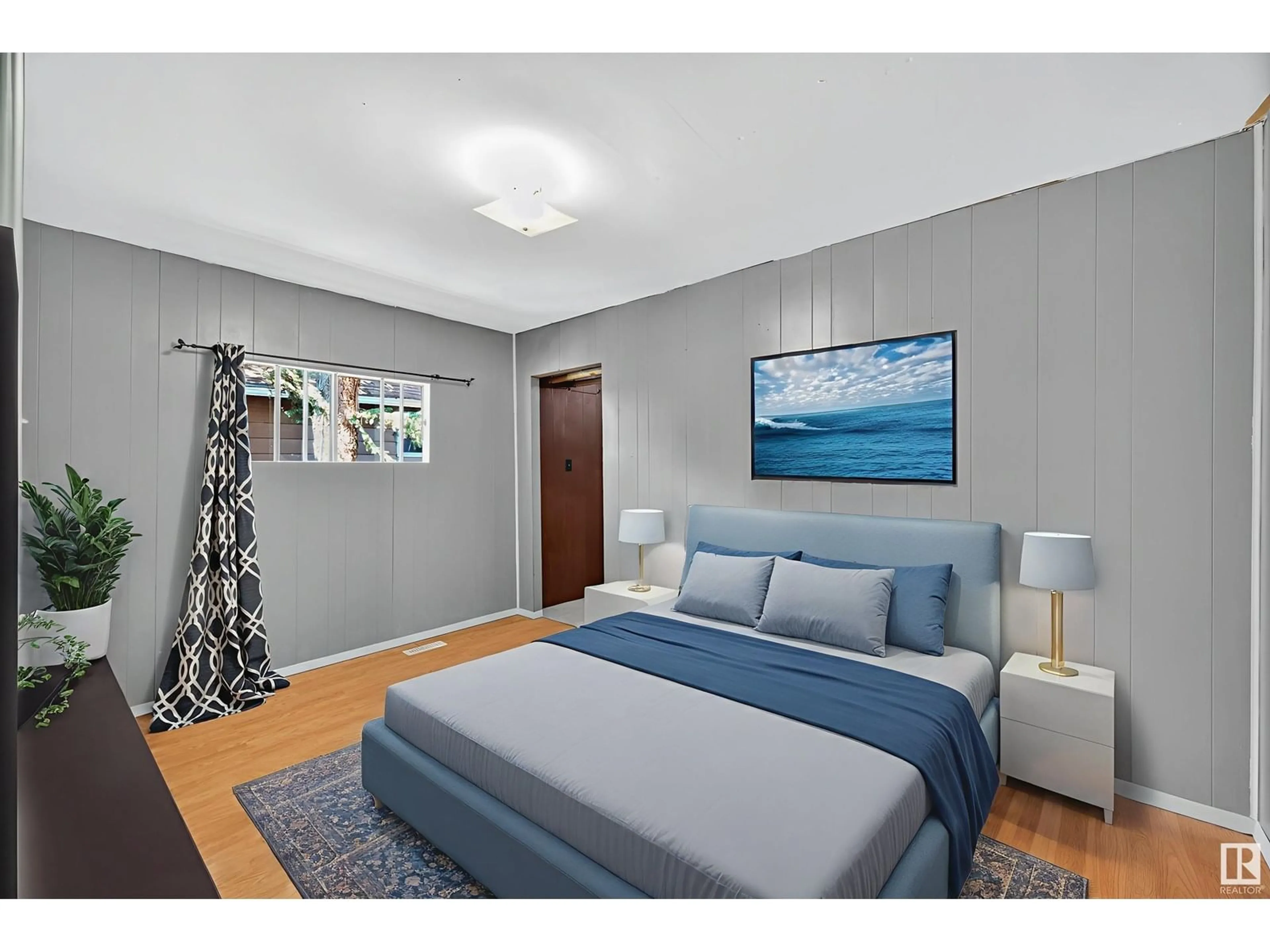 Bedroom with bed, unknown for #107 - 55022 STE. ANNE TR, Gunn Alberta T0E0E1