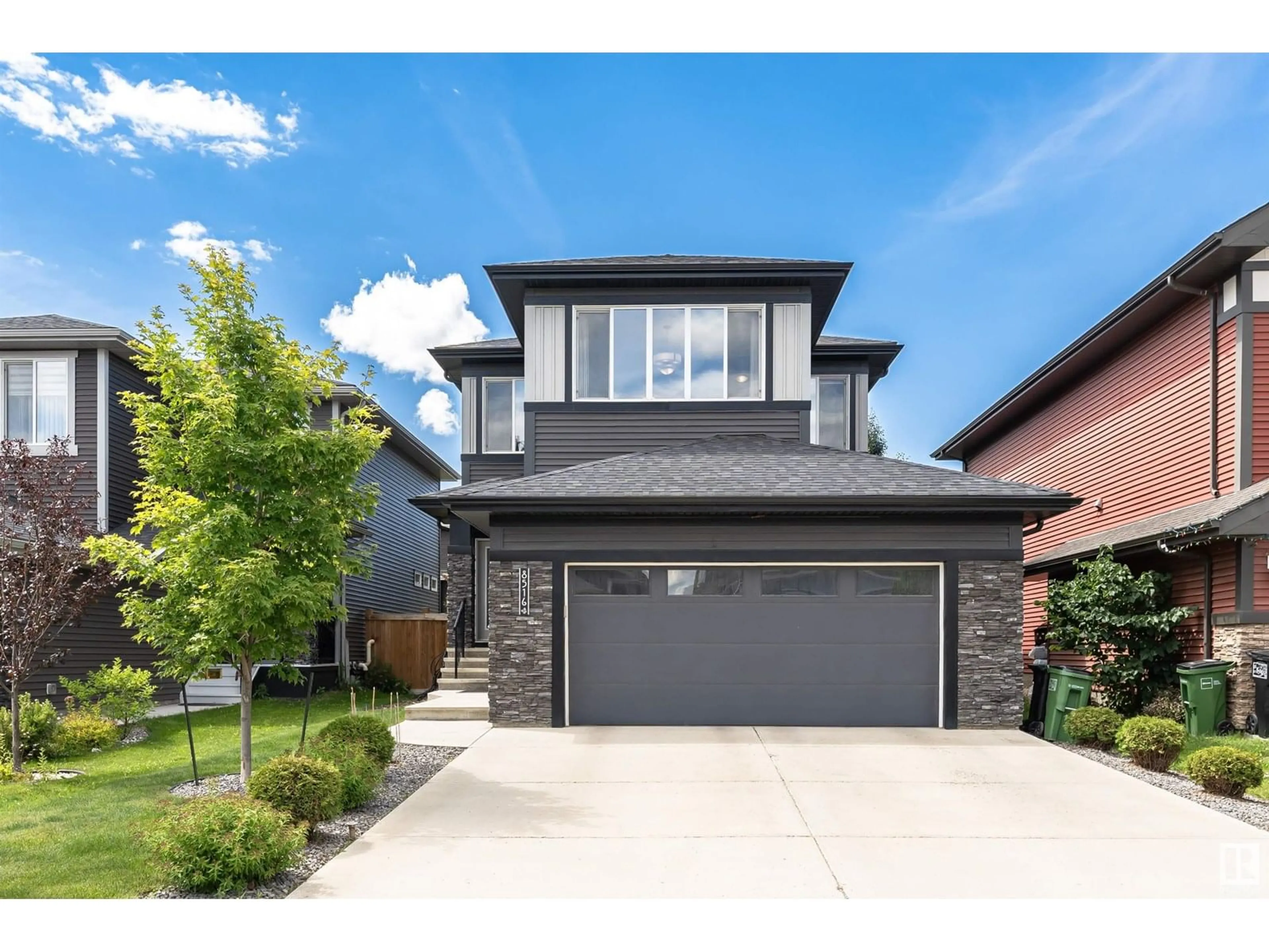 Home with brick exterior material, street for 8516 219 ST, Edmonton Alberta T5T7C9