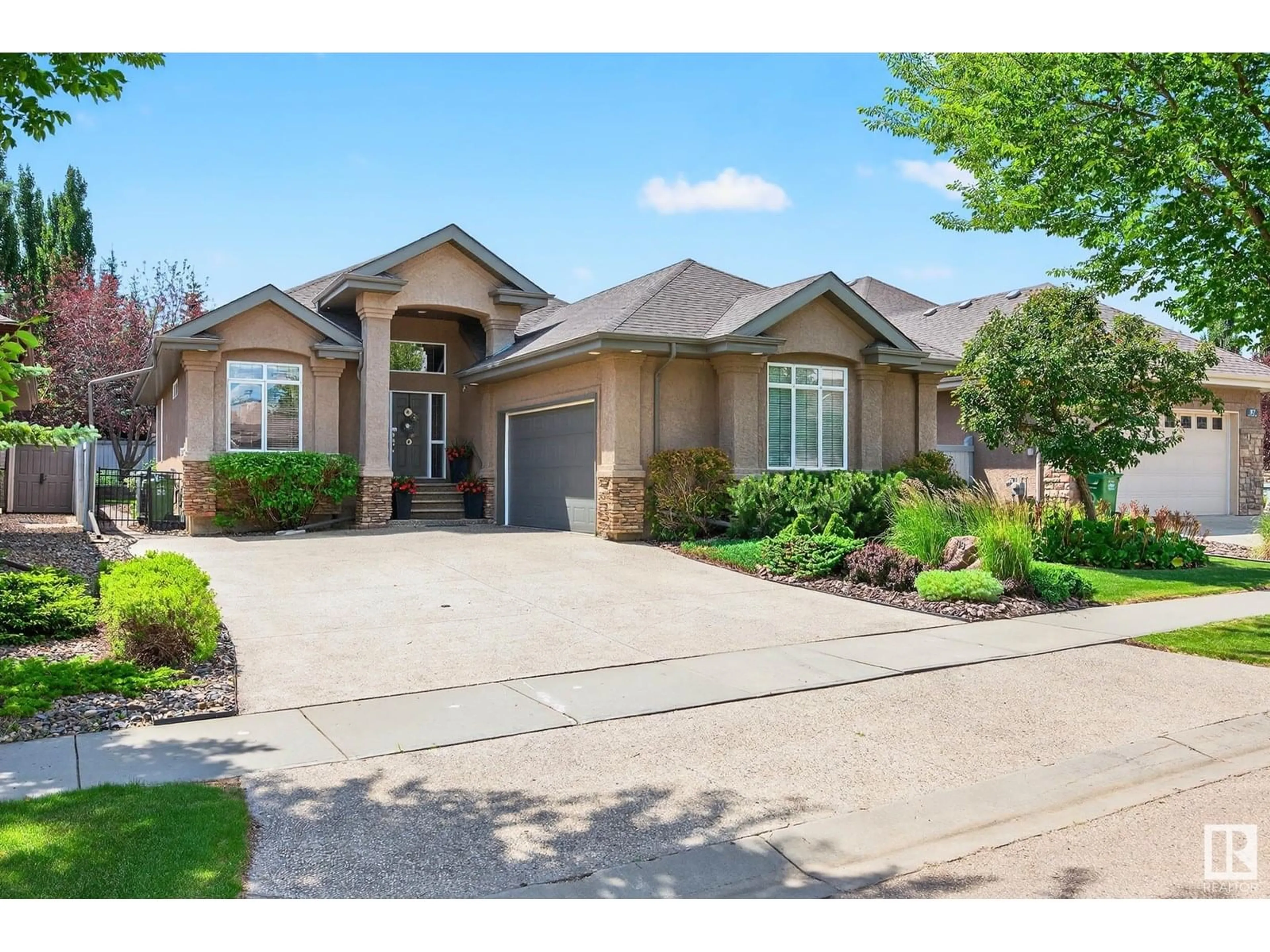 Home with brick exterior material, street for 99 LAFLEUR DR, St. Albert Alberta T8N7M8