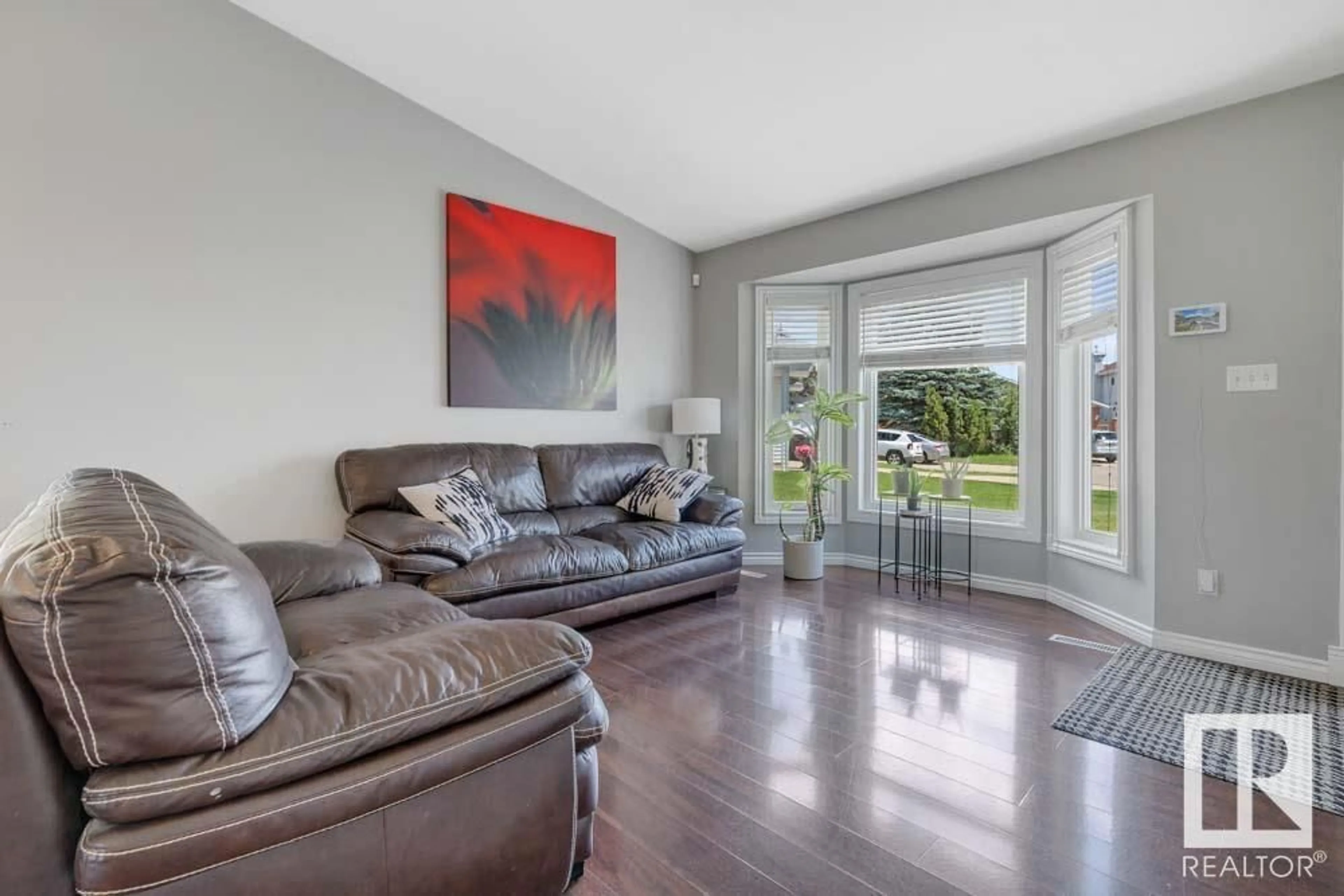 Living room with furniture, unknown for 4712 27 AV, Edmonton Alberta T6L4P9