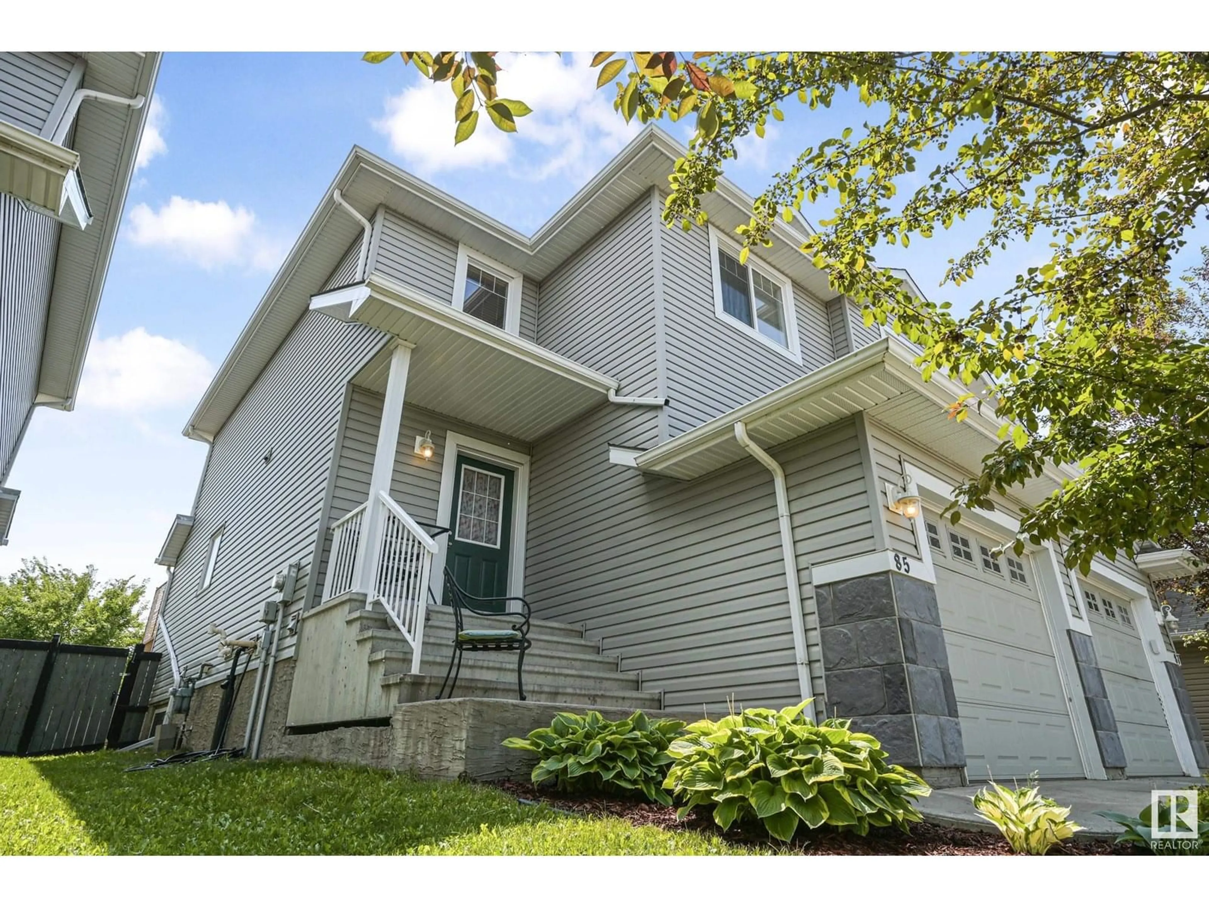 Home with vinyl exterior material, street for 85 KEYSTONE CR, Leduc Alberta T9E0M6