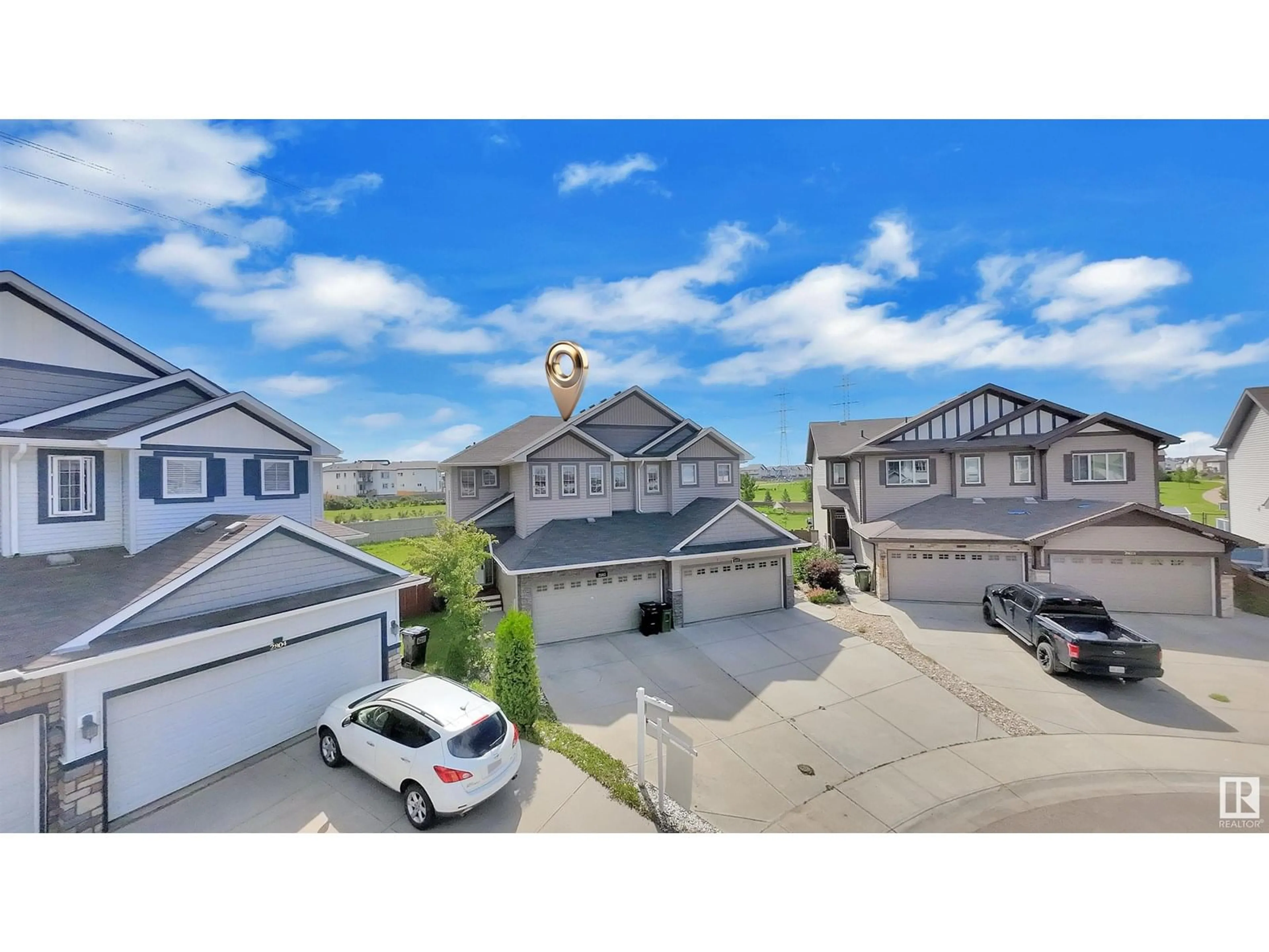 A pic from outside/outdoor area/front of a property/back of a property/a pic from drone, street for 2803 16 AV, Edmonton Alberta T6T0Z6