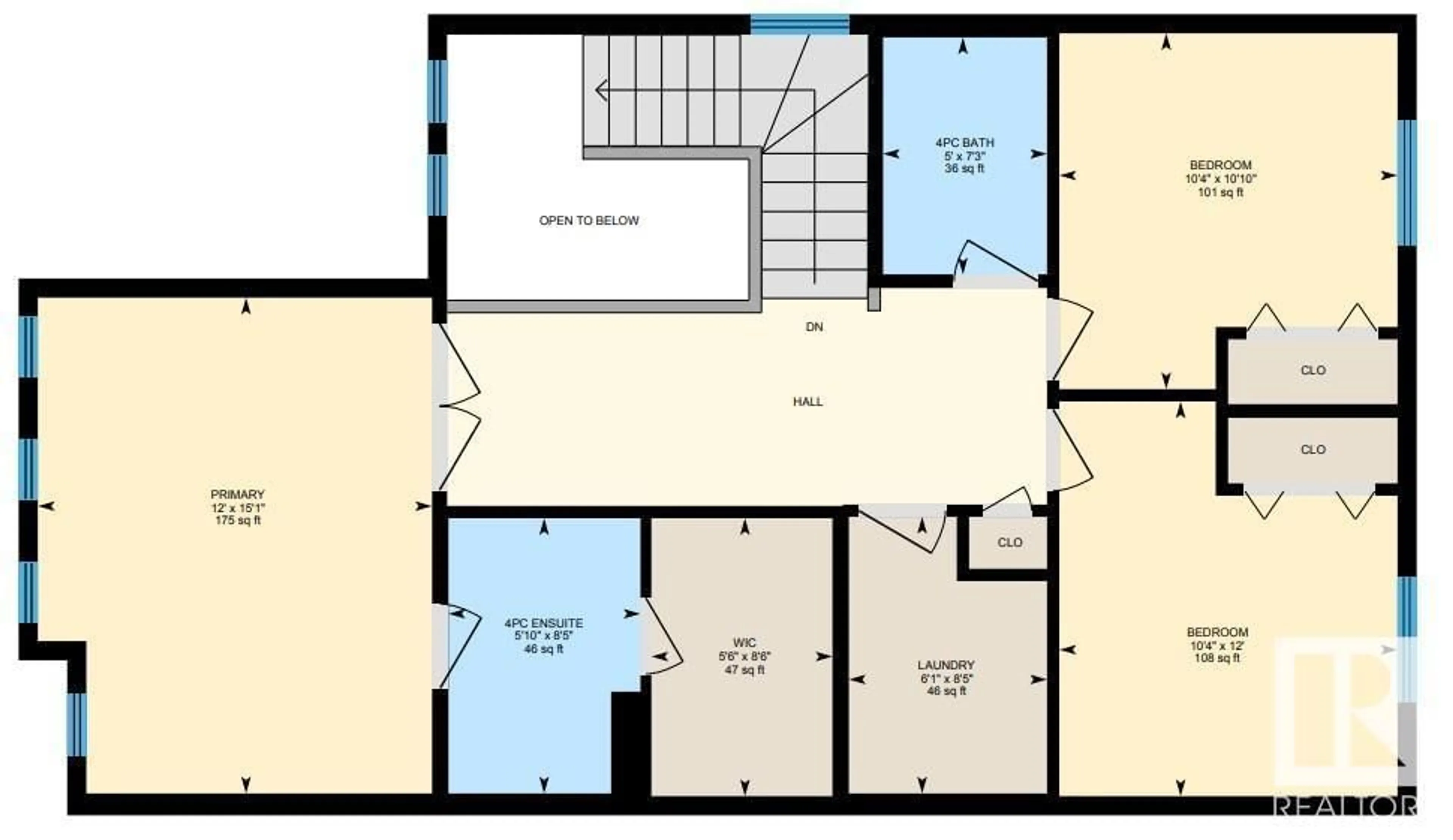 Floor plan for 2803 16 AV, Edmonton Alberta T6T0Z6