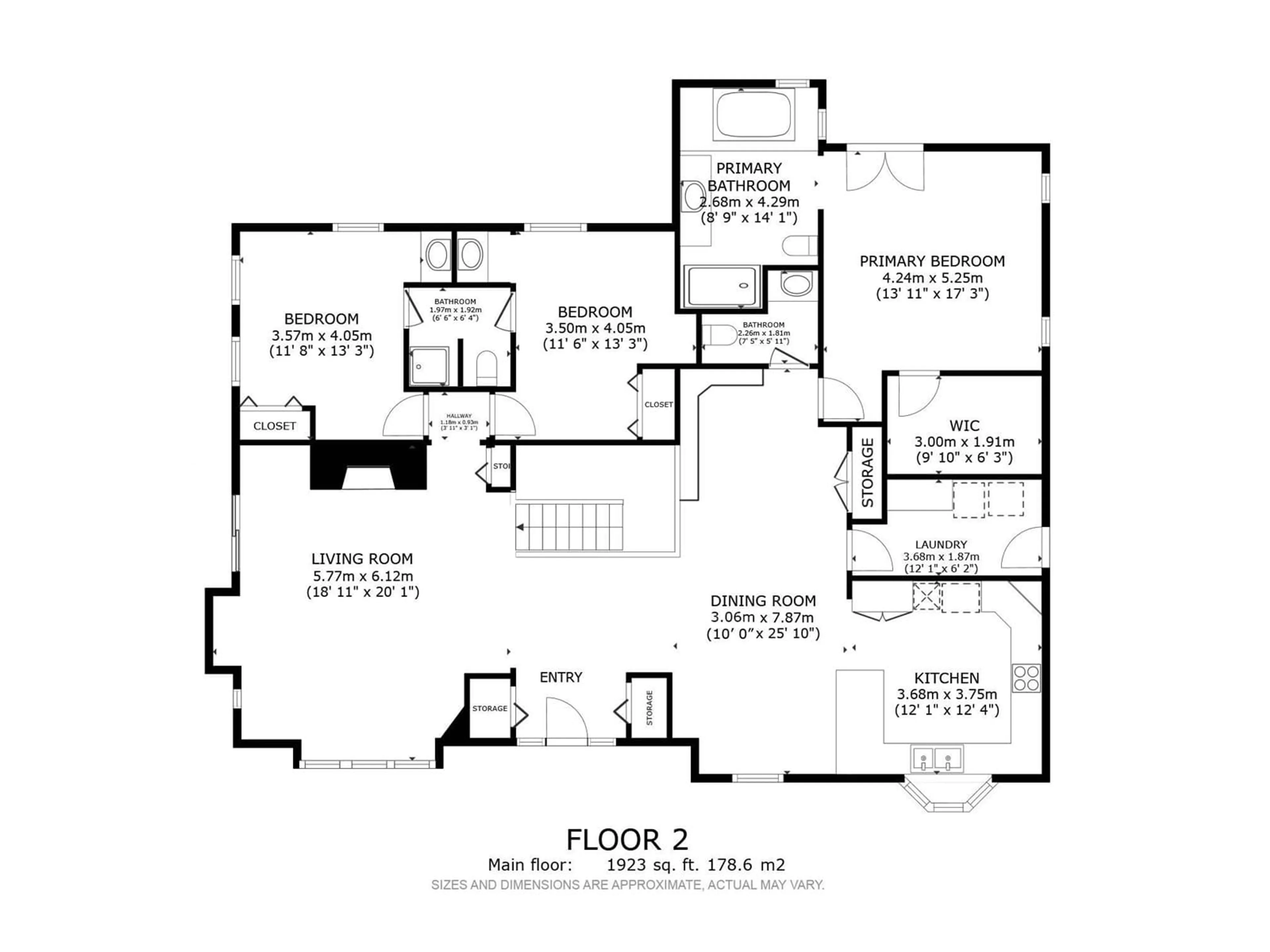Floor plan for 18 53227 RGE ROAD 14, Rural Parkland County Alberta T7Y0G3