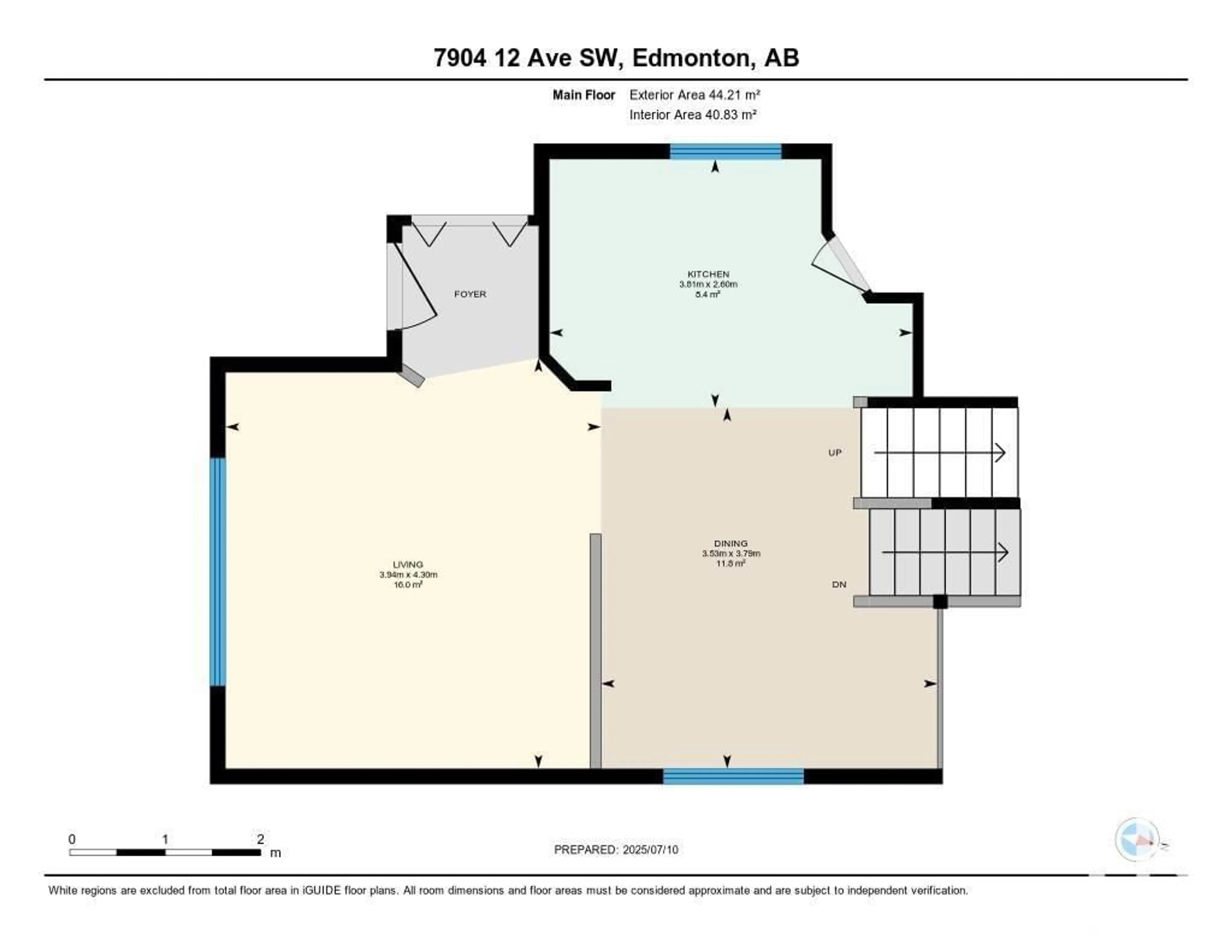 Floor plan for 7904 12 AV, Edmonton Alberta T6X1E8