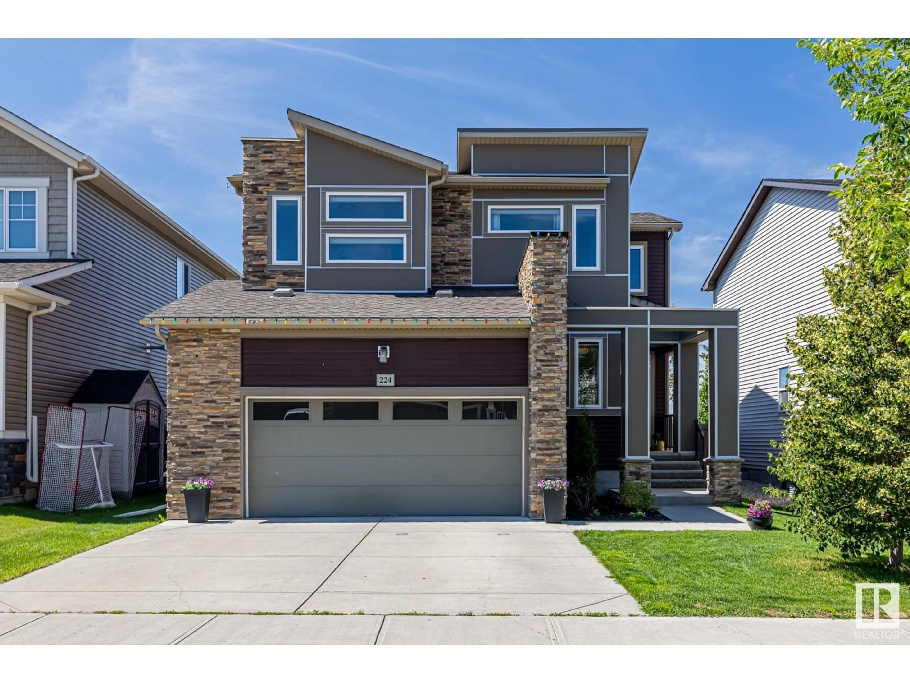 Home with brick exterior material, street for 224 REICHERT DR, Beaumont Alberta T4X1Z4