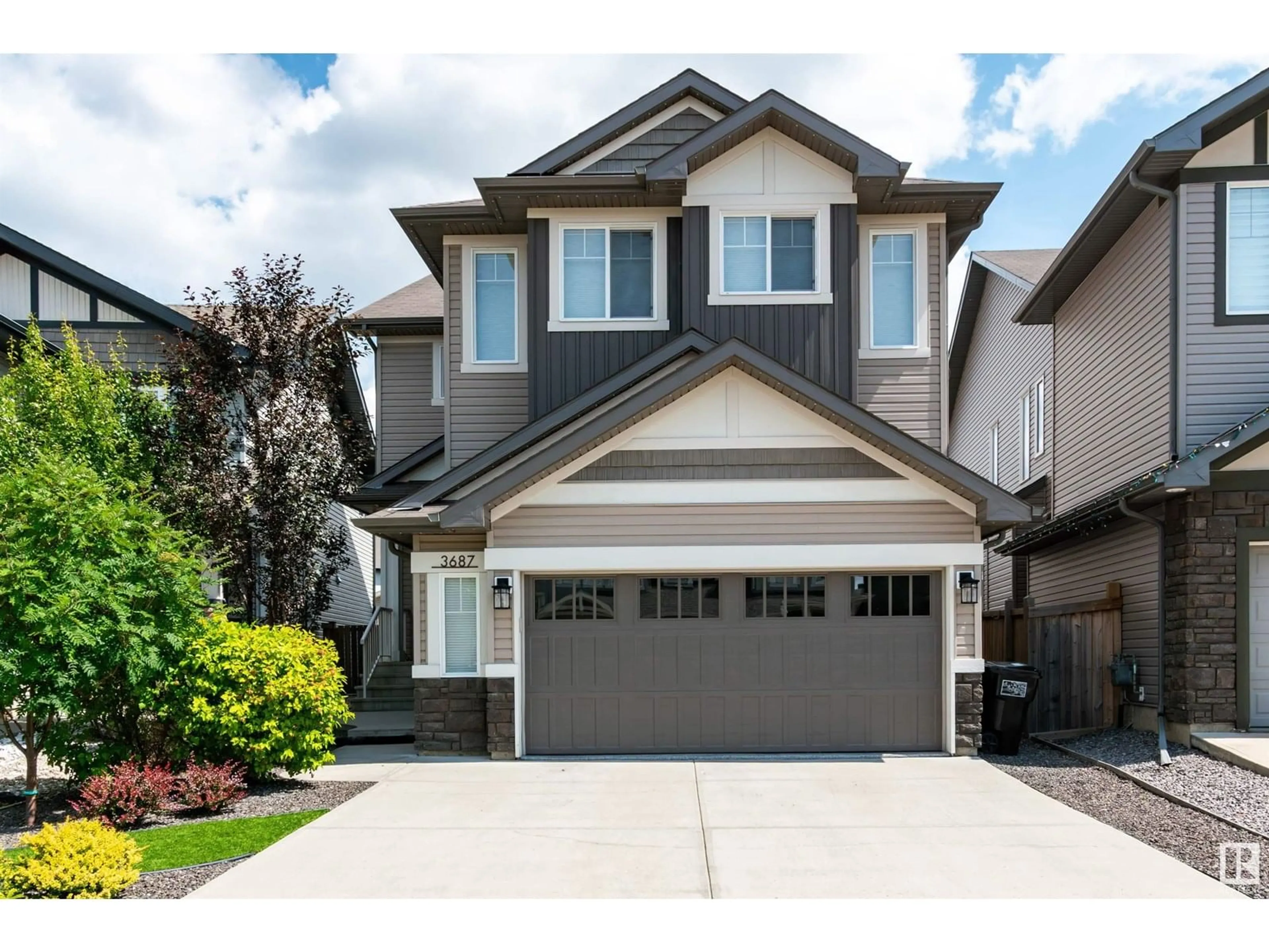 Home with vinyl exterior material, street for 3687 WESTCLIFF WY, Edmonton Alberta T6W2T1
