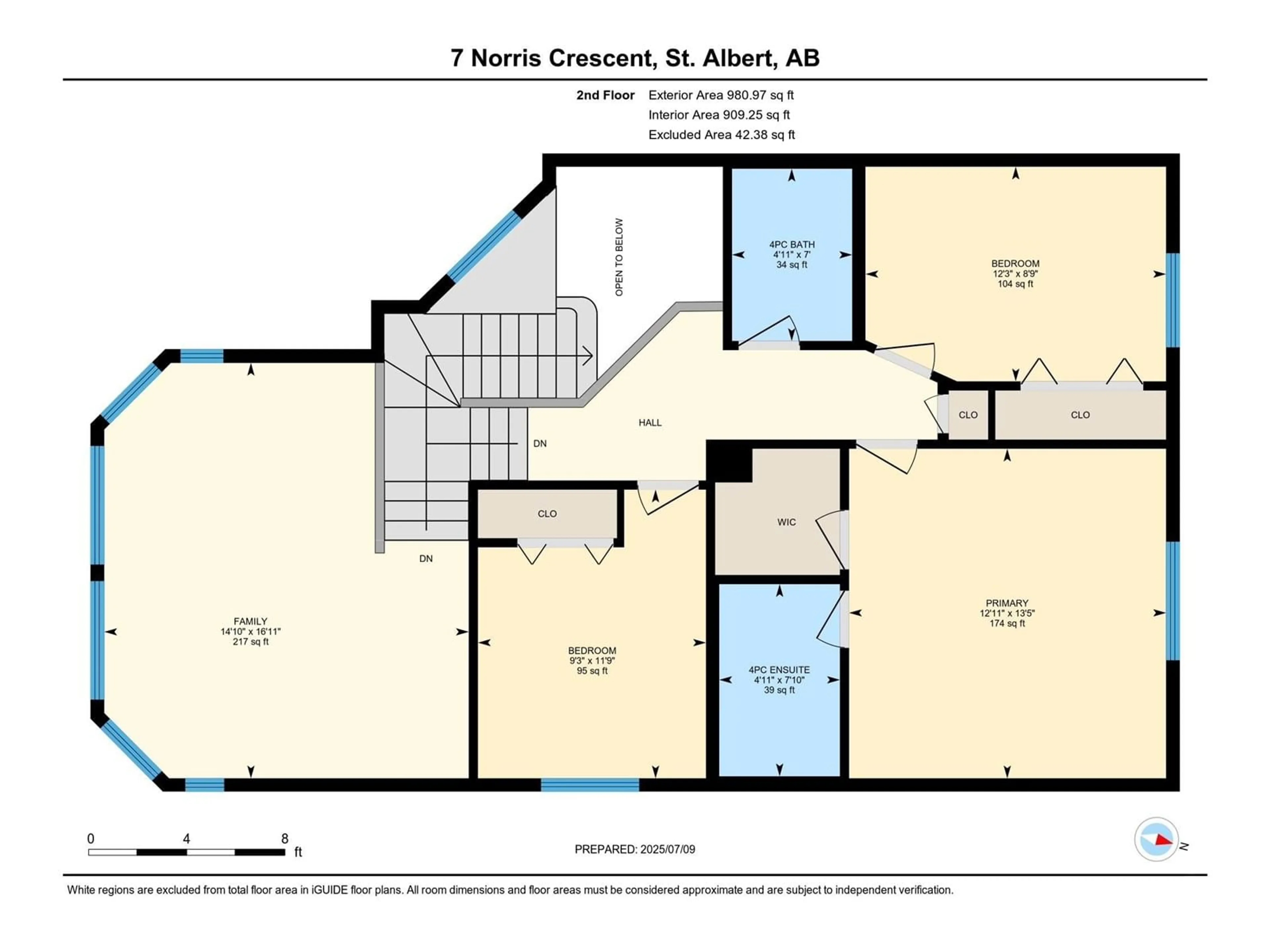 Floor plan for 7 NORRIS CR, St. Albert Alberta T8N7M1