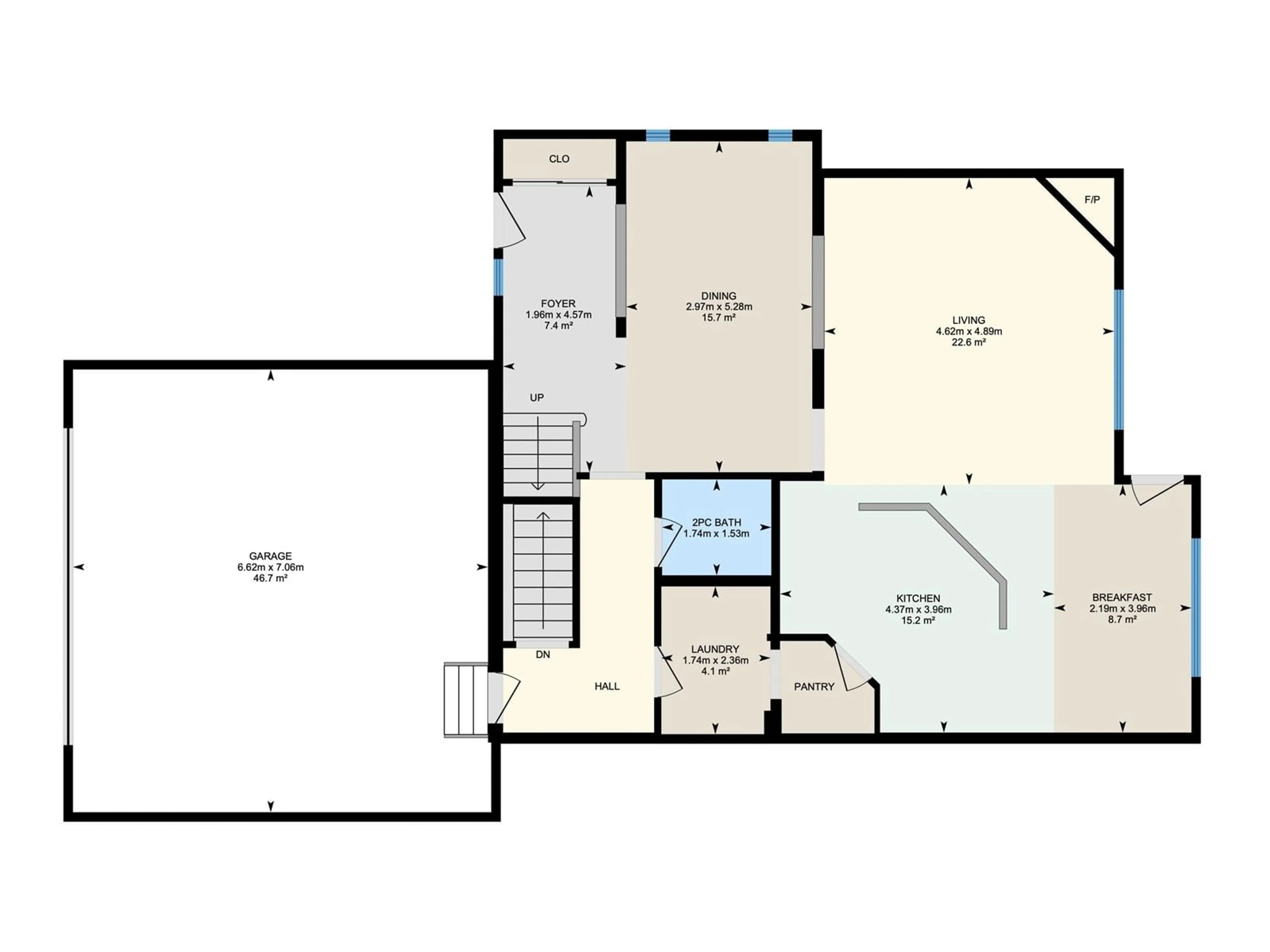 Floor plan for 55 NORTH RIDGE DR, St. Albert Alberta T8N7M6