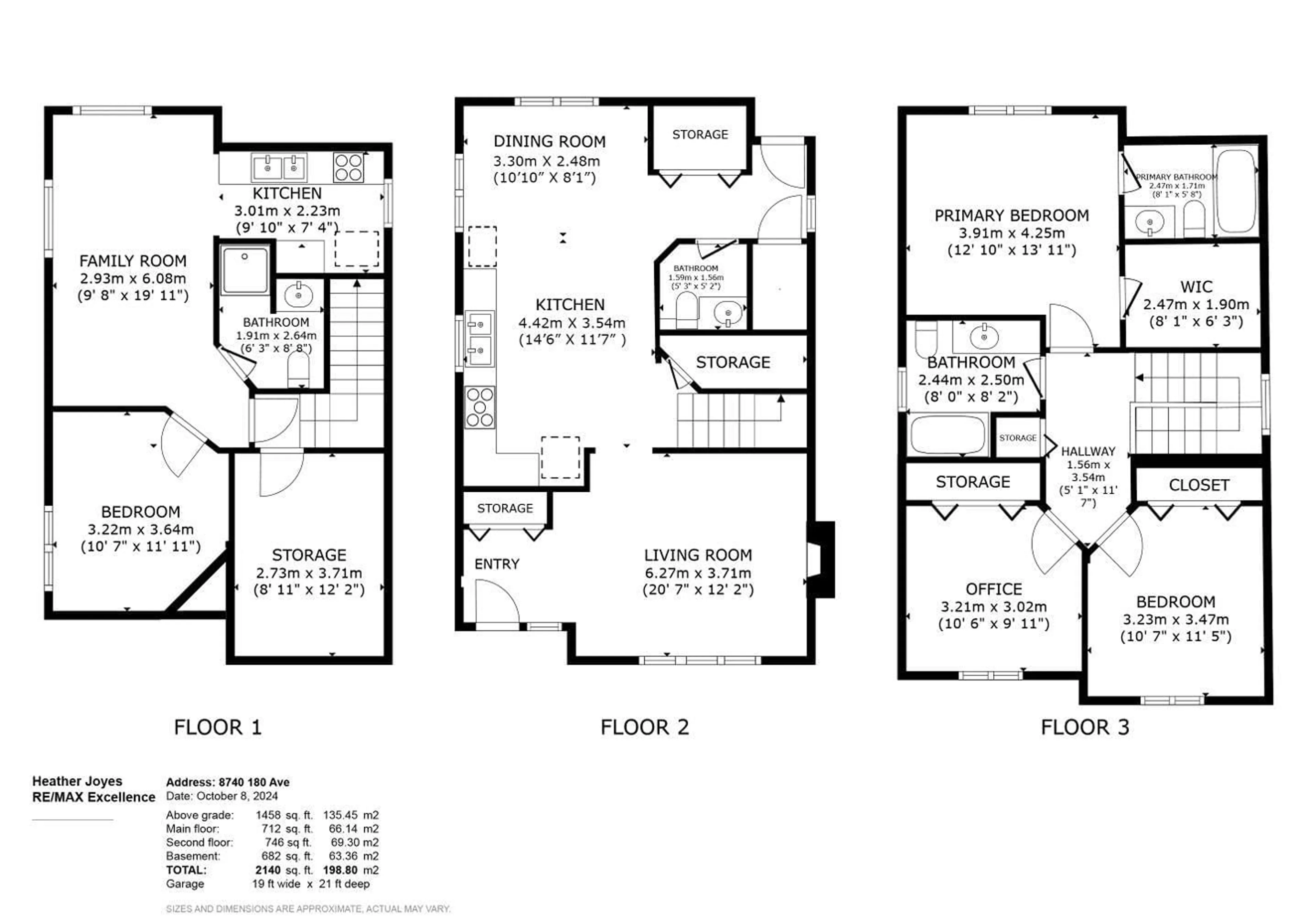 Floor plan for 8740 180 AV, Edmonton Alberta T5X0E3