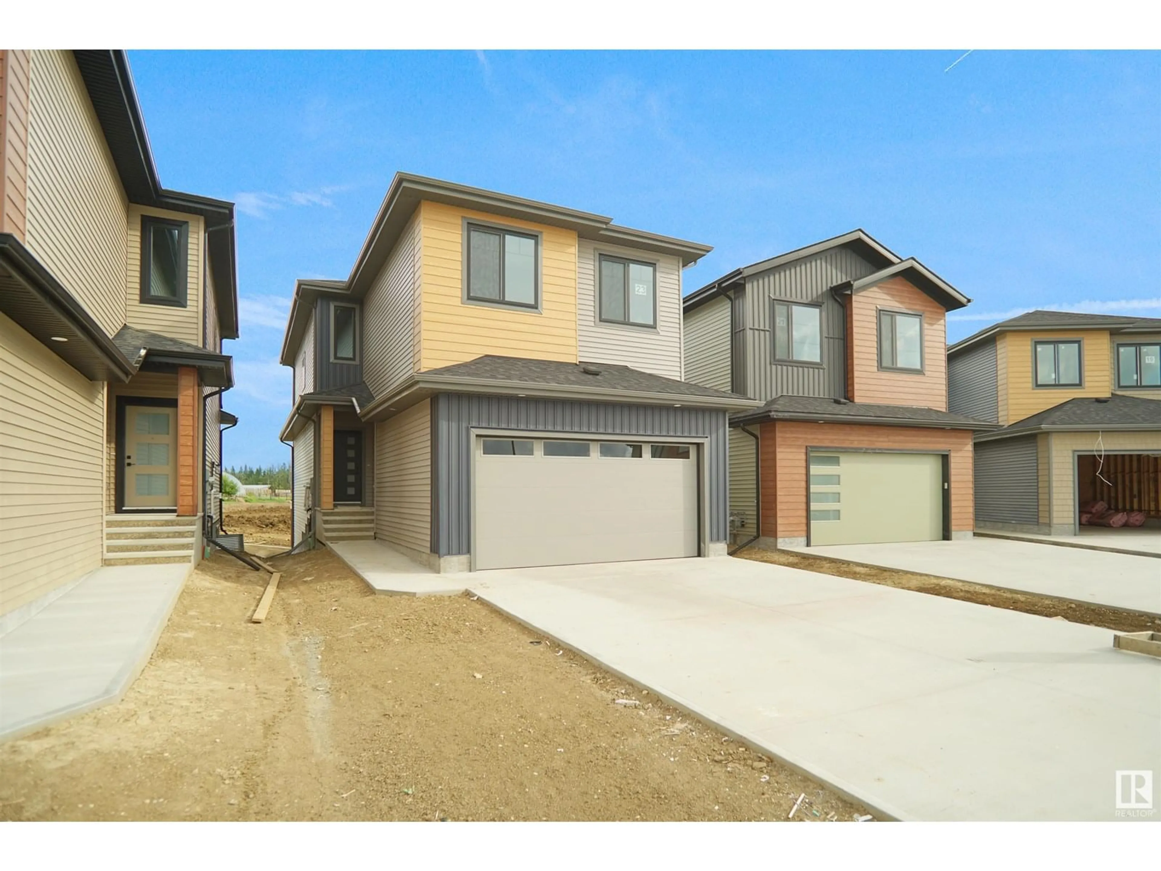 A pic from outside/outdoor area/front of a property/back of a property/a pic from drone, street for 23 TRILL POINT, Spruce Grove Alberta T7X4E2